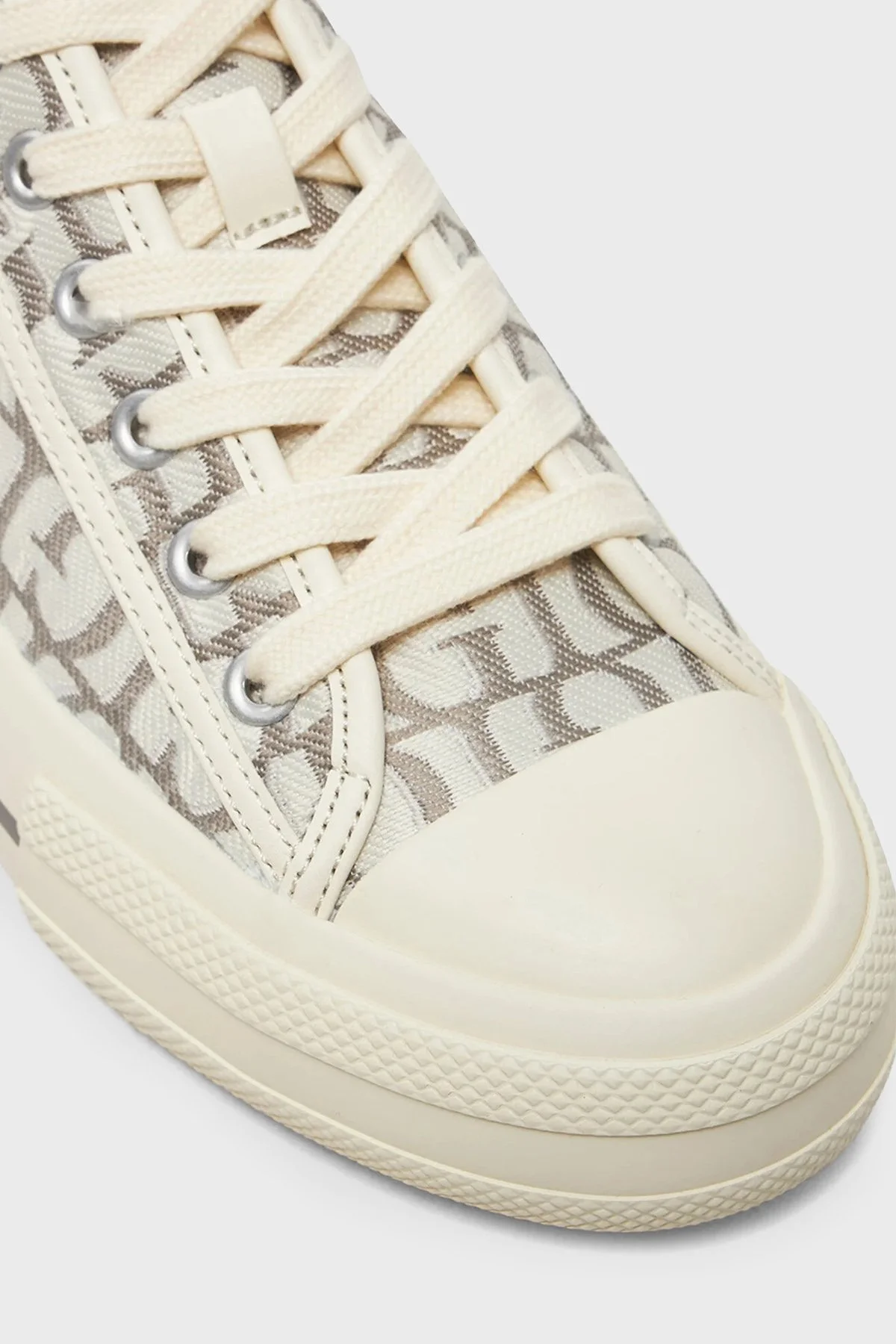 Guess Carey Logolu Sneaker FLPCARFAL12 Kadın Ayakkabı FLPCAR FAL12 GREY GRİ - 4