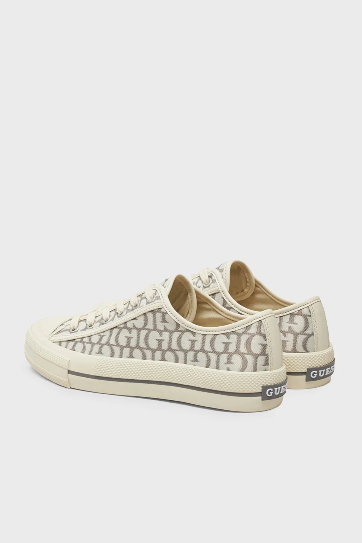 Guess Carey Logolu Sneaker FLPCARFAL12 Kadın Ayakkabı FLPCAR FAL12 GREY GRİ - 5
