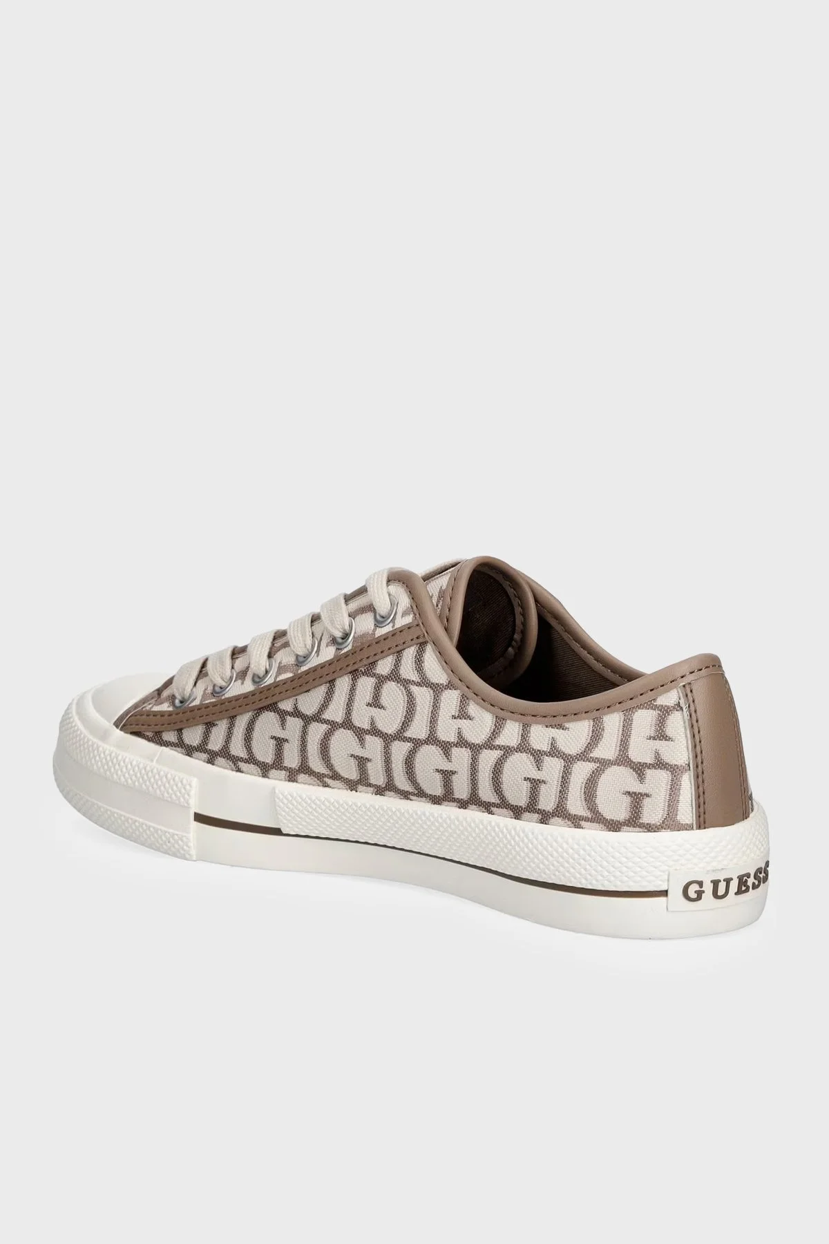 Guess Carey Logolu Sneaker FLTC3YFAL12 Kadın Ayakkabı FLTC3Y FAL12 TAUPE Bej - 3