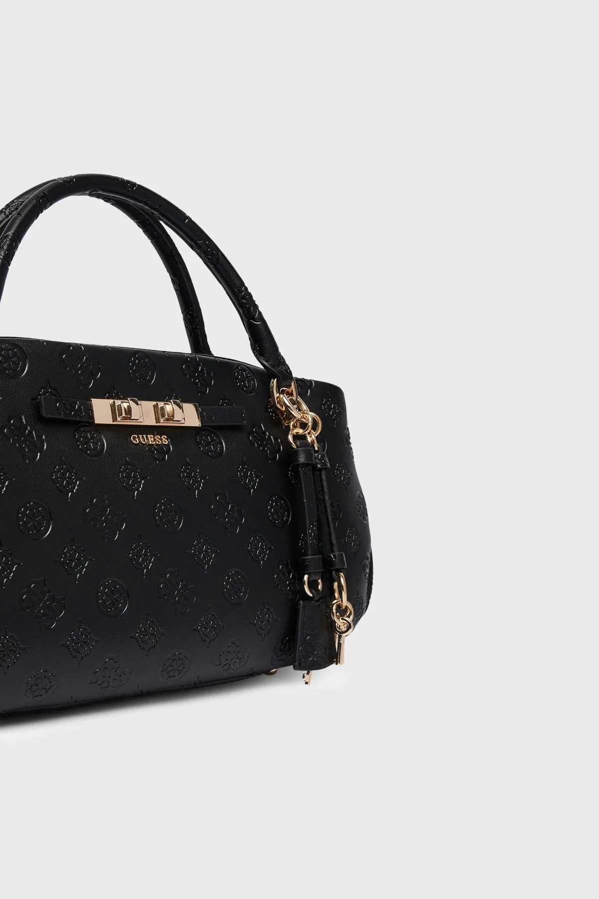 Guess Carmella Logolu Çıkarılabilir Askılı HWPD2225050 Kadın Çanta HWPD22 25050 BLO Siyah - 3
