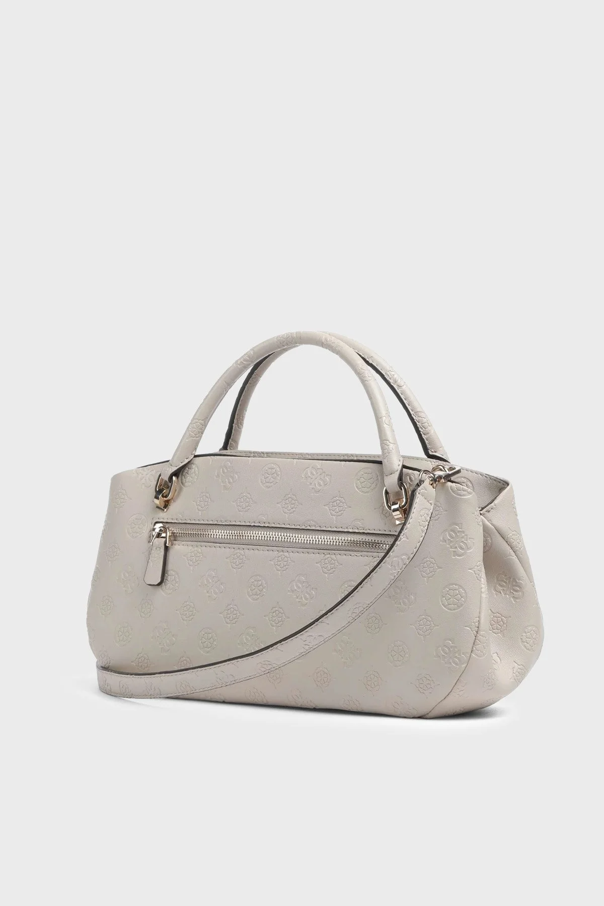 Guess Carmella Logolu Çıkarılabilir Askılı HWPD2225050 Kadın Çanta HWPD22 25050 BNN Krem - 2