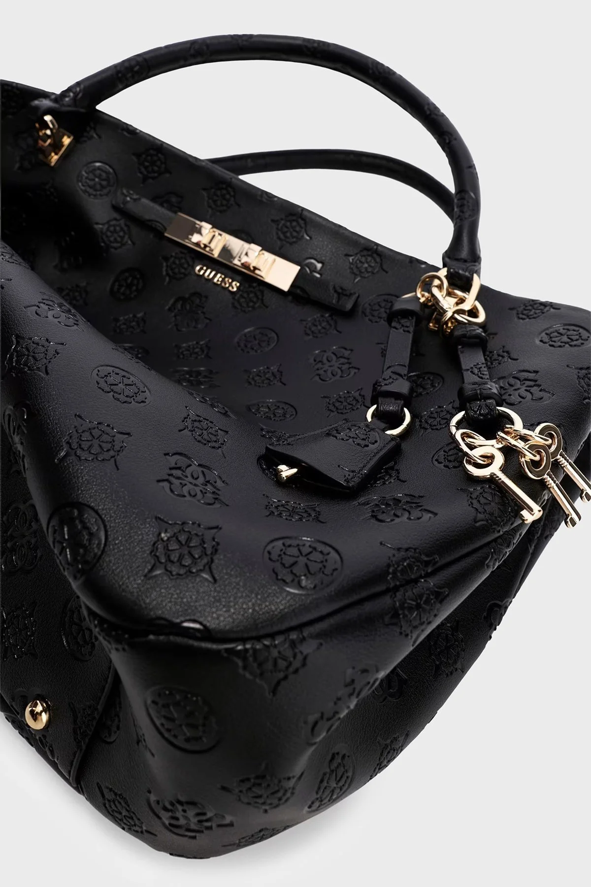 Guess Carmella Logolu Çıkarılabilir Askılı HWPD2225060 Kadın Çanta HWPD22 25060 BLO Siyah - 7
