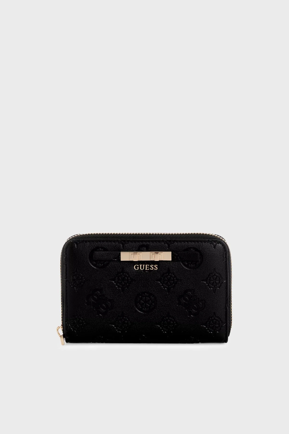 Guess Carmella Logolu Fermuarlı Kadın Cüzdan SWPD22 25140 BLO Siyah - 1