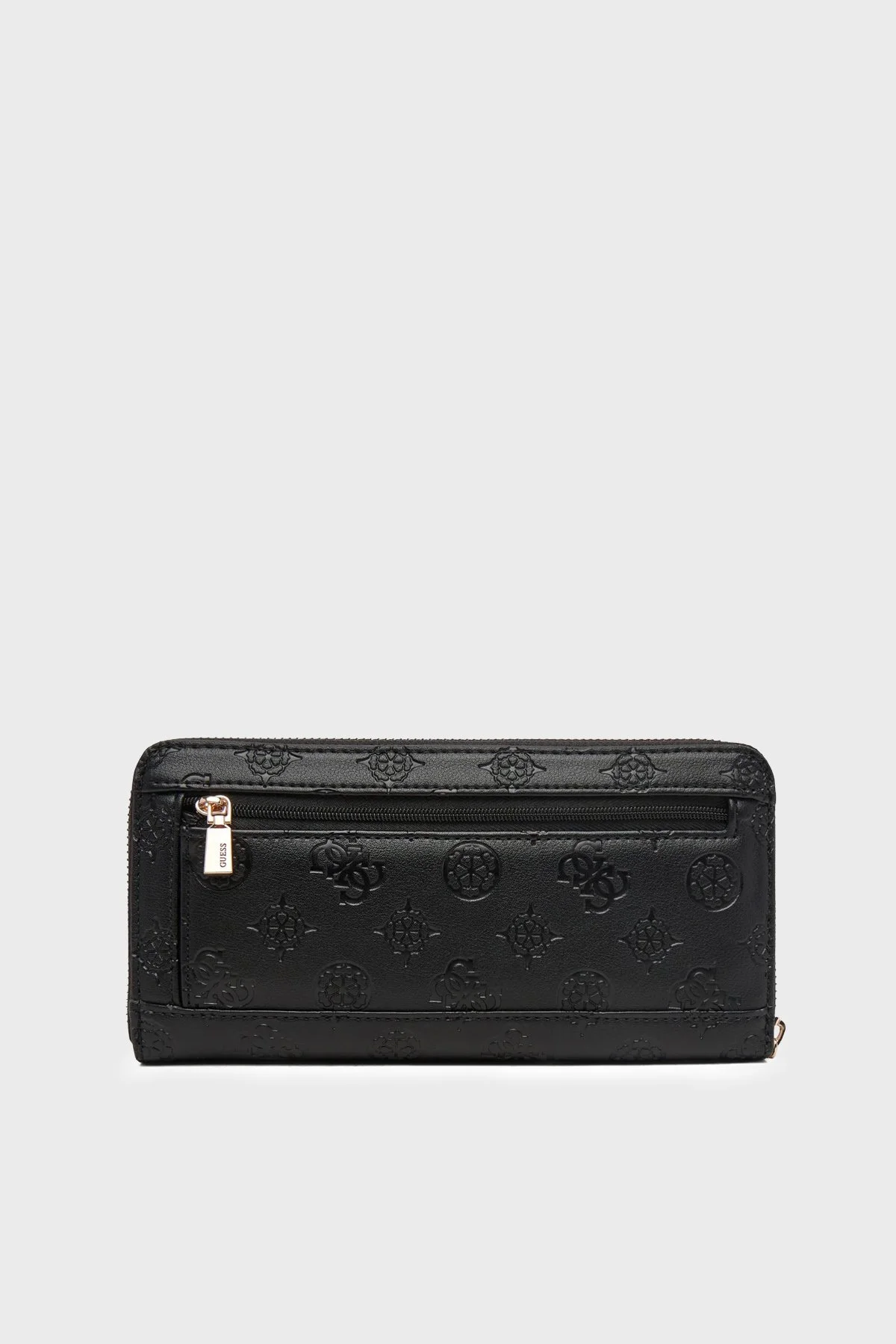 Guess Carmella Logolu Fermuarlı SWPD2225146 Kadın Cüzdan SWPD22 25146 BLO Siyah - 2