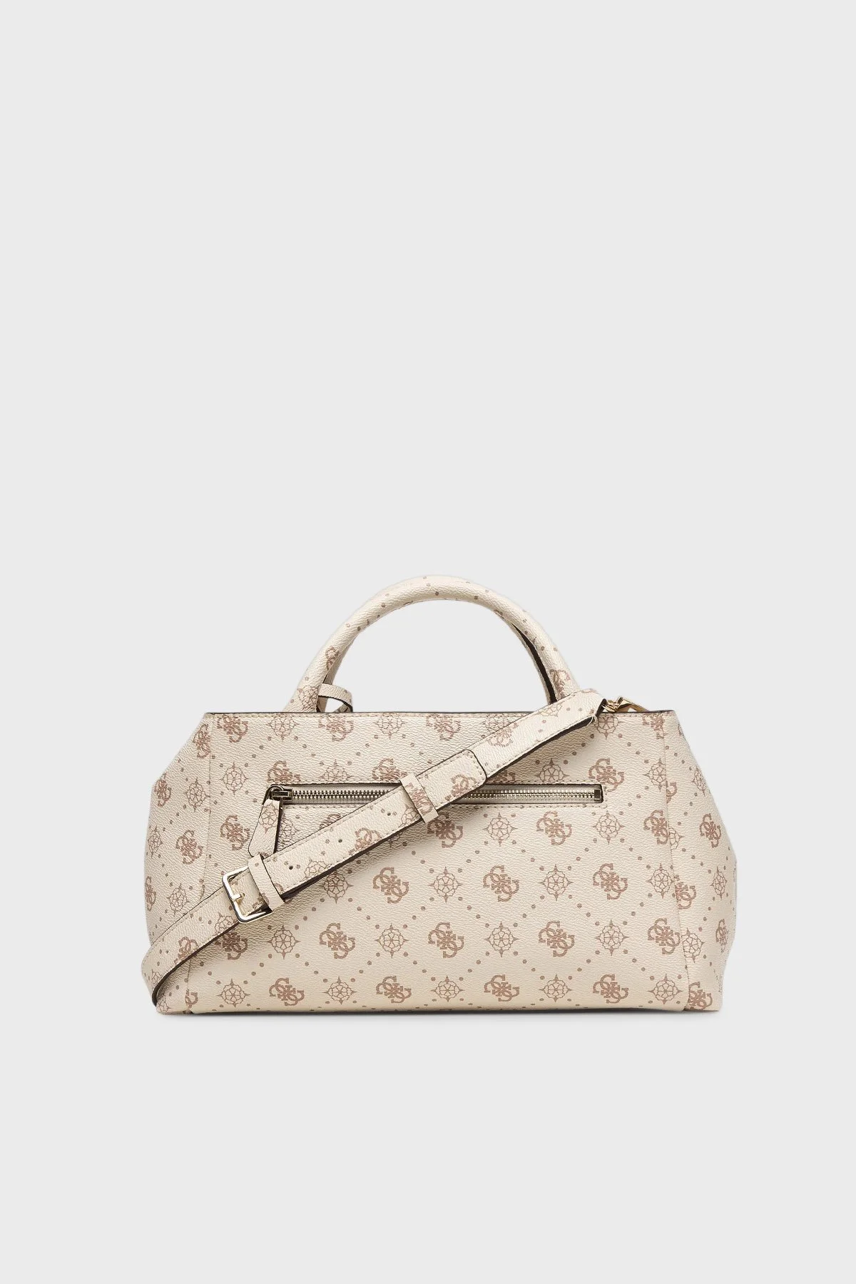 Guess Carrie Logo Çıkarılabilir Askılı HWGP9898060 Bayan Çanta HWGP98 98060 VNO KREM - 3