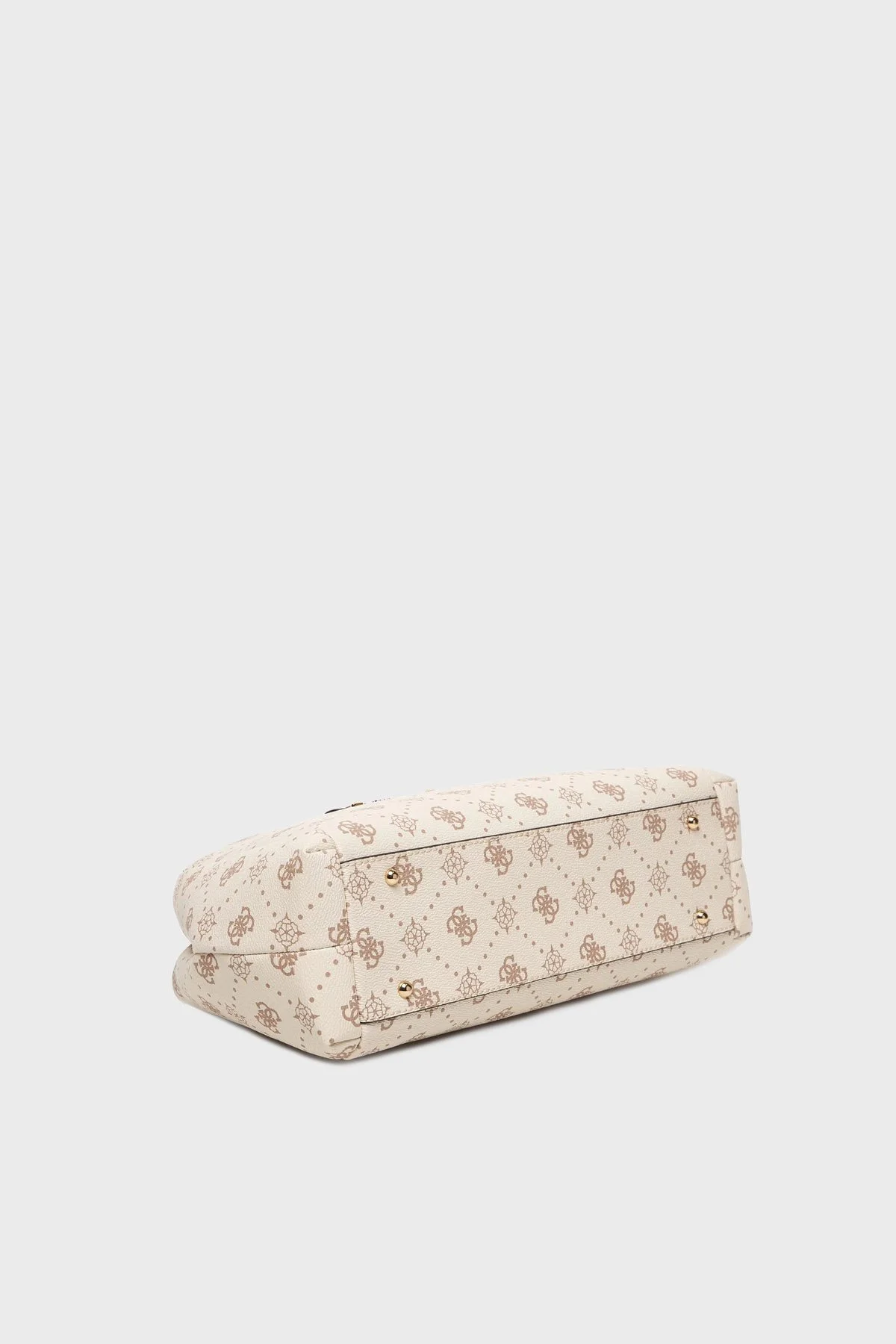 Guess Carrie Logo Çıkarılabilir Askılı HWGP9898060 Bayan Çanta HWGP98 98060 VNO KREM - 5