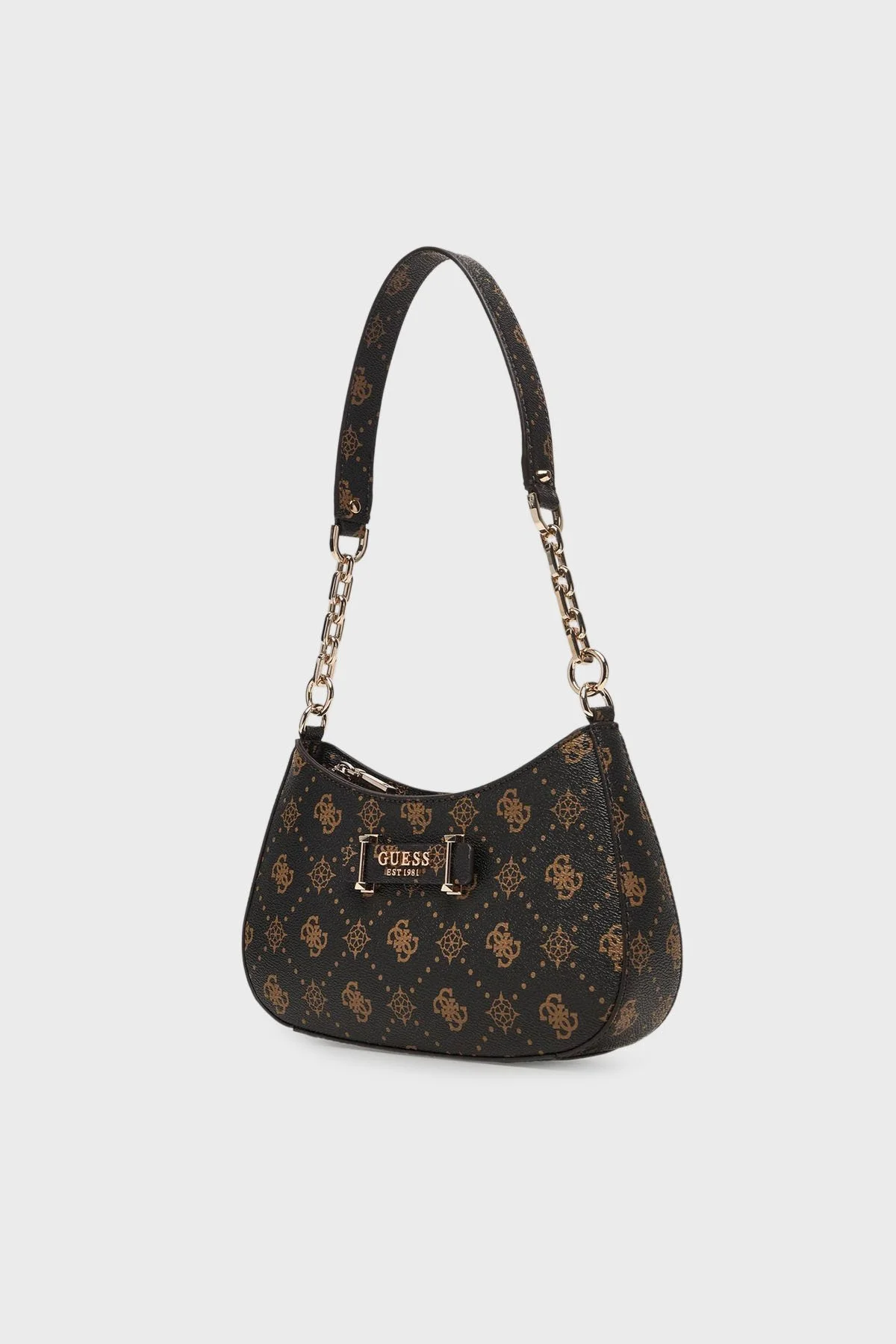 Guess Carrie Logo Sabit Askılı HWGP9898180 Bayan Çanta HWGP98 98180 ESL KAHVE - 4