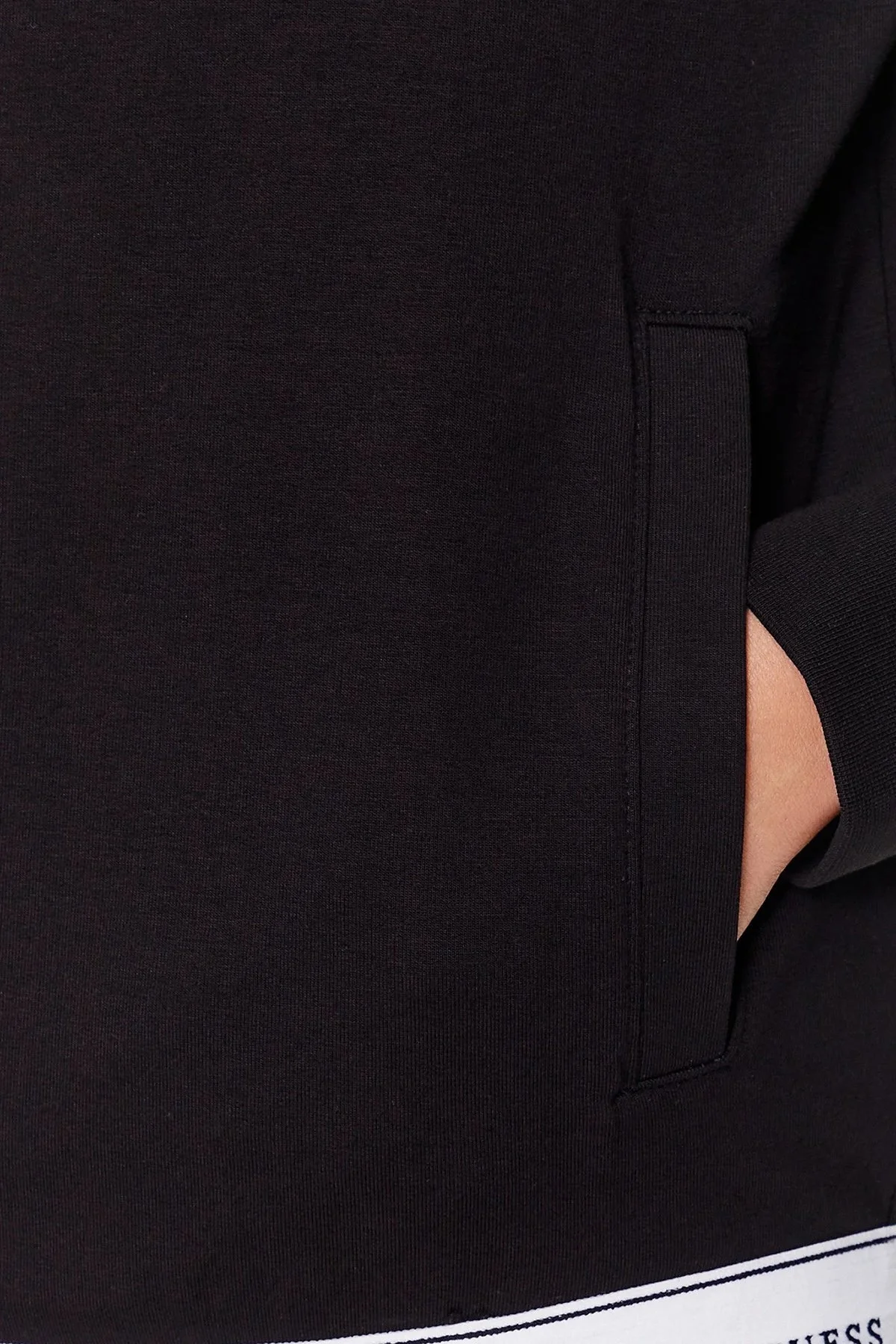 Guess Carrie Logolu Streç Pamuklu Regular Fit O3YQ00KBS91 Bayan Sweat O3YQ00 KBS91 JBLK SİYAH - 10