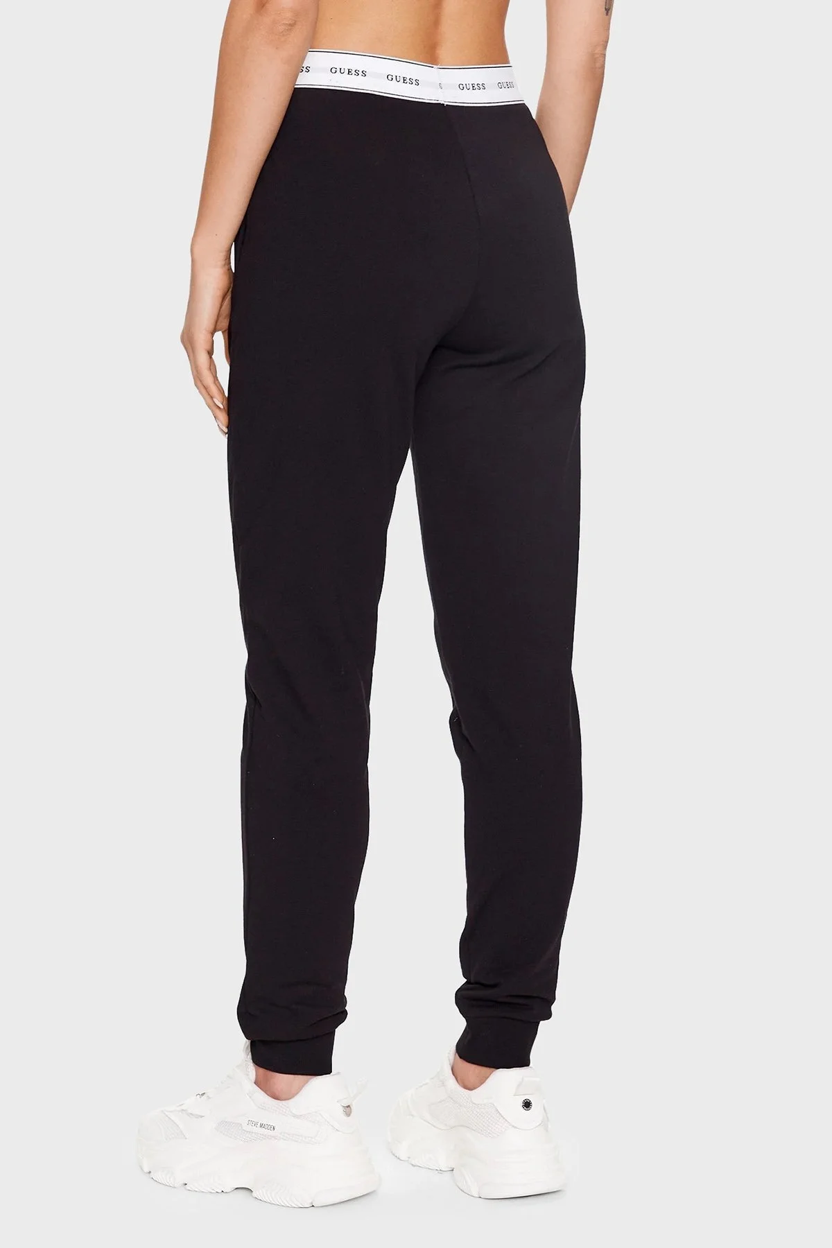 Guess Carrie Yün Karışımlı Regular Fit Jogger O3YB00KBS91 Bayan Pantolon O3YB00 KBS91 JBLK SİYAH - 2