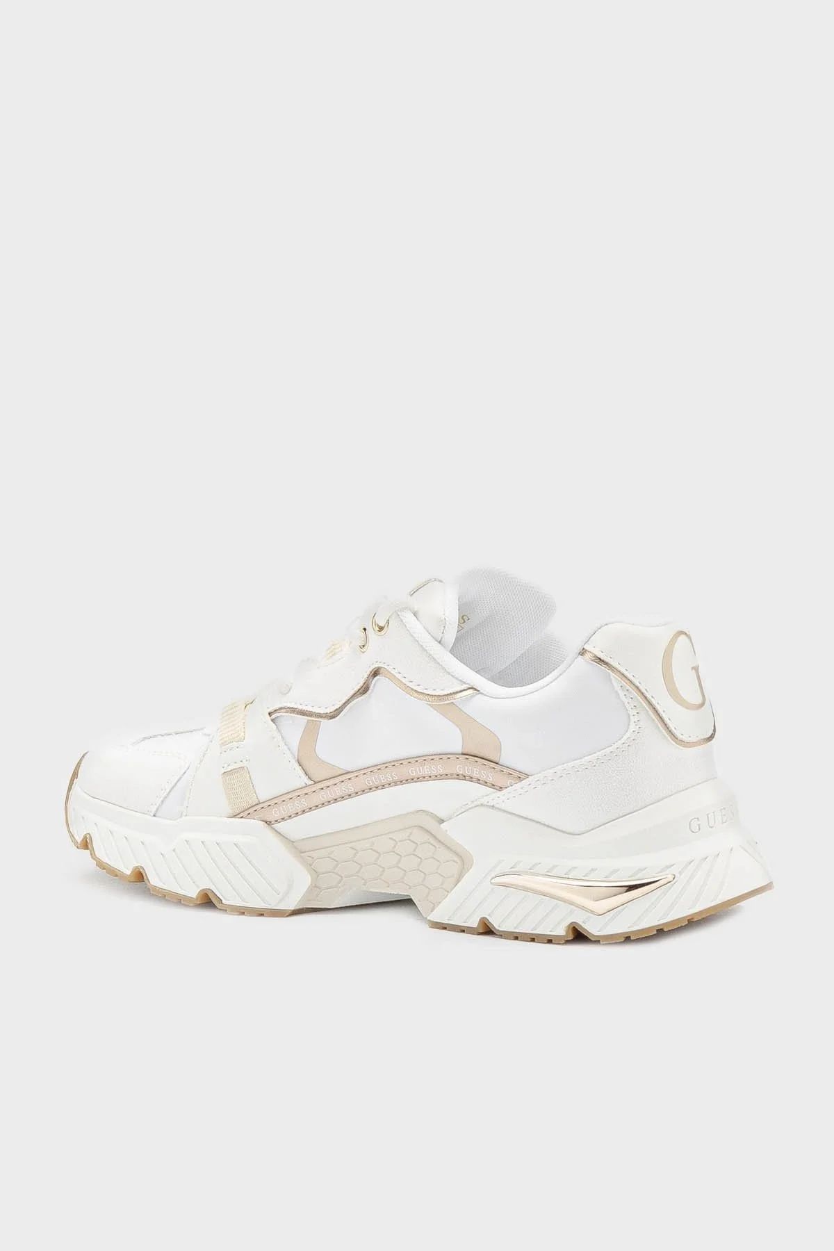 Guess Carrli Logolu Sneaker FLGCAIFAB12 Bayan Ayakkabı FLGCAI FAB12 WHISA BEYAZ - 2