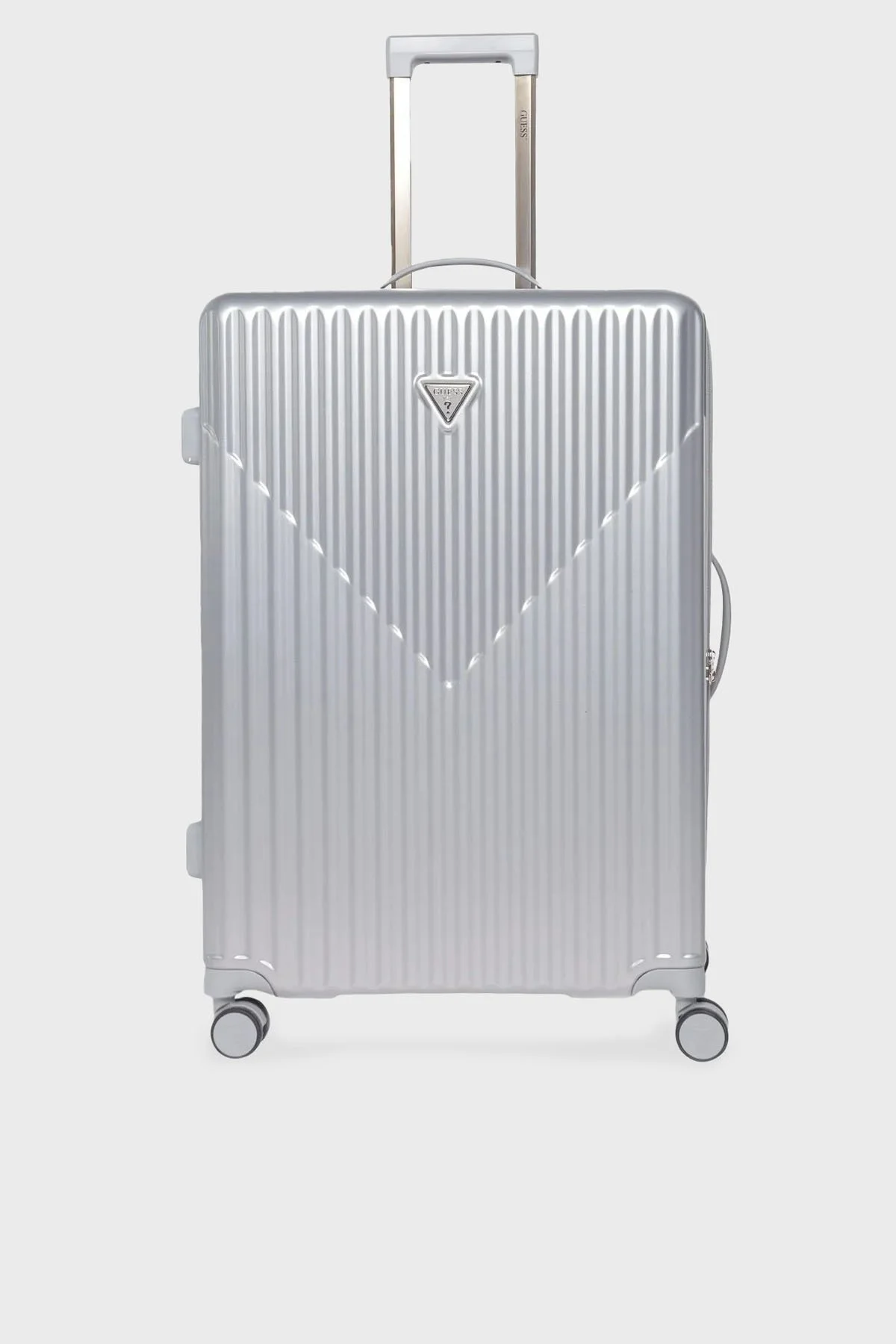 Guess Centennial Logolu Büyük Boy TWHN9675988 Bayan Valiz TWHN96 75988 SIL GÜMÜŞ - 1