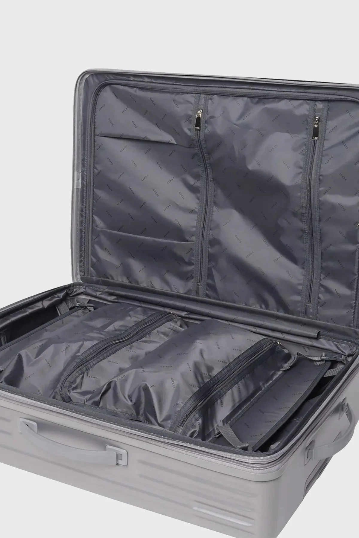 Guess Centennial Logolu Büyük Boy TWHN9675988 Bayan Valiz TWHN96 75988 SIL GÜMÜŞ - 5