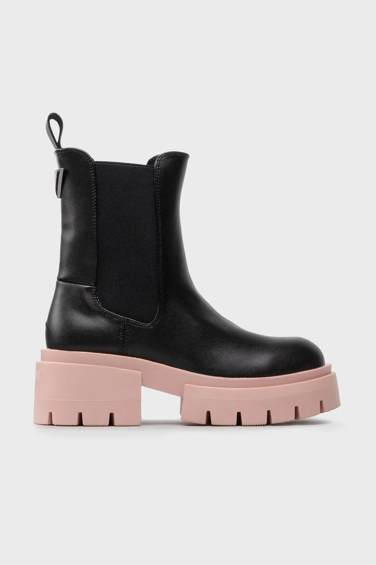 Guess Charlotte Kalın Tabanlı Chelsea Bayan Bot FL8CHT ELE10 BLKPI SİYAH-PUDRA - 1