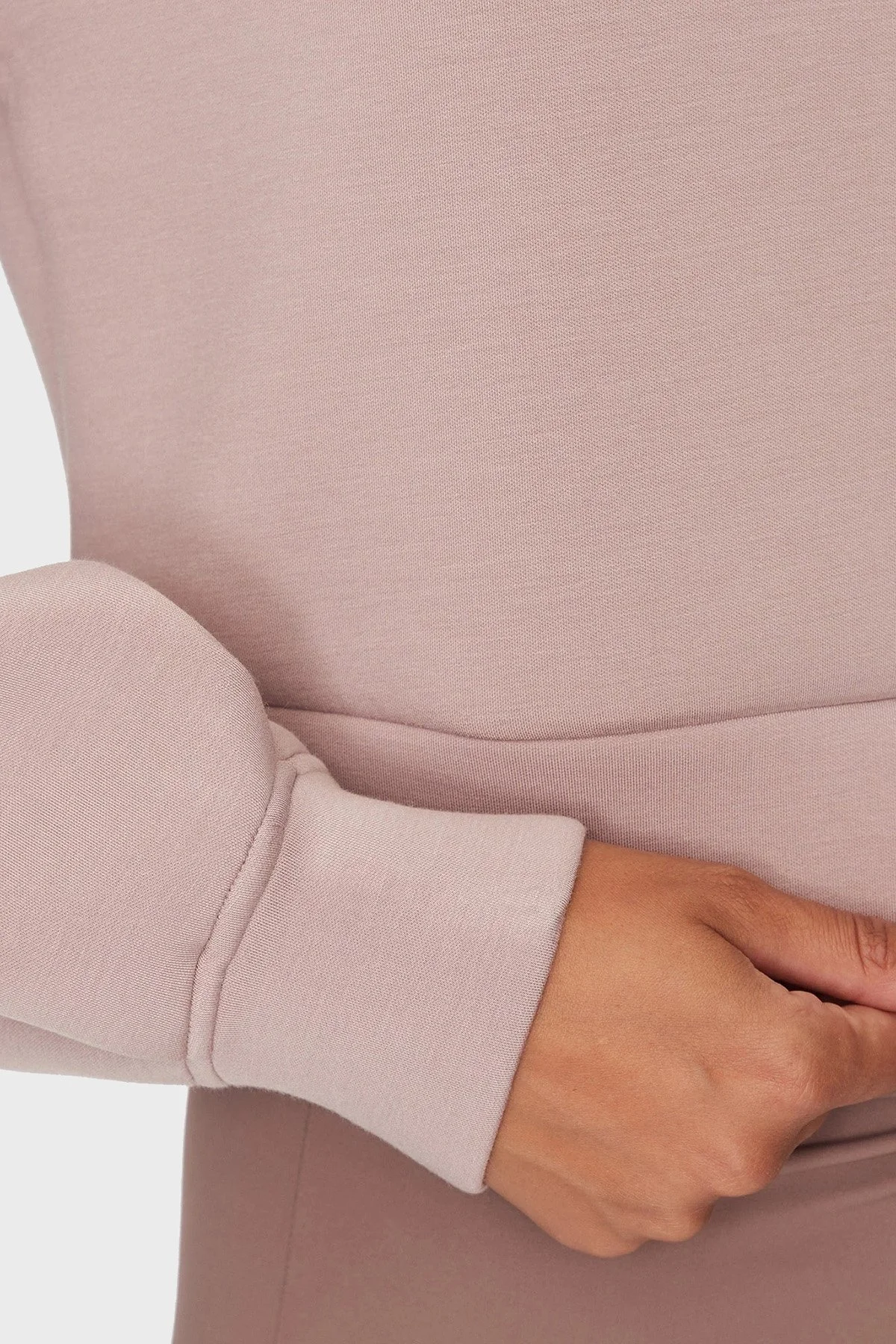 Guess Cindra Regular Fit Bisiklet Yaka Bayan Sweat V3BQ15 K7UW2 G4Q9 PUDRA - 10