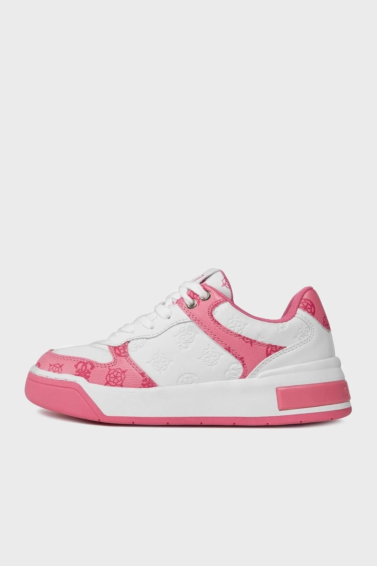 Guess Clarkz Logolu Sneaker FLPCLA FAL12 Bayan Ayakkabı FLPCLAFAL12 WHIPI BEYAZ-PEMBE - 2