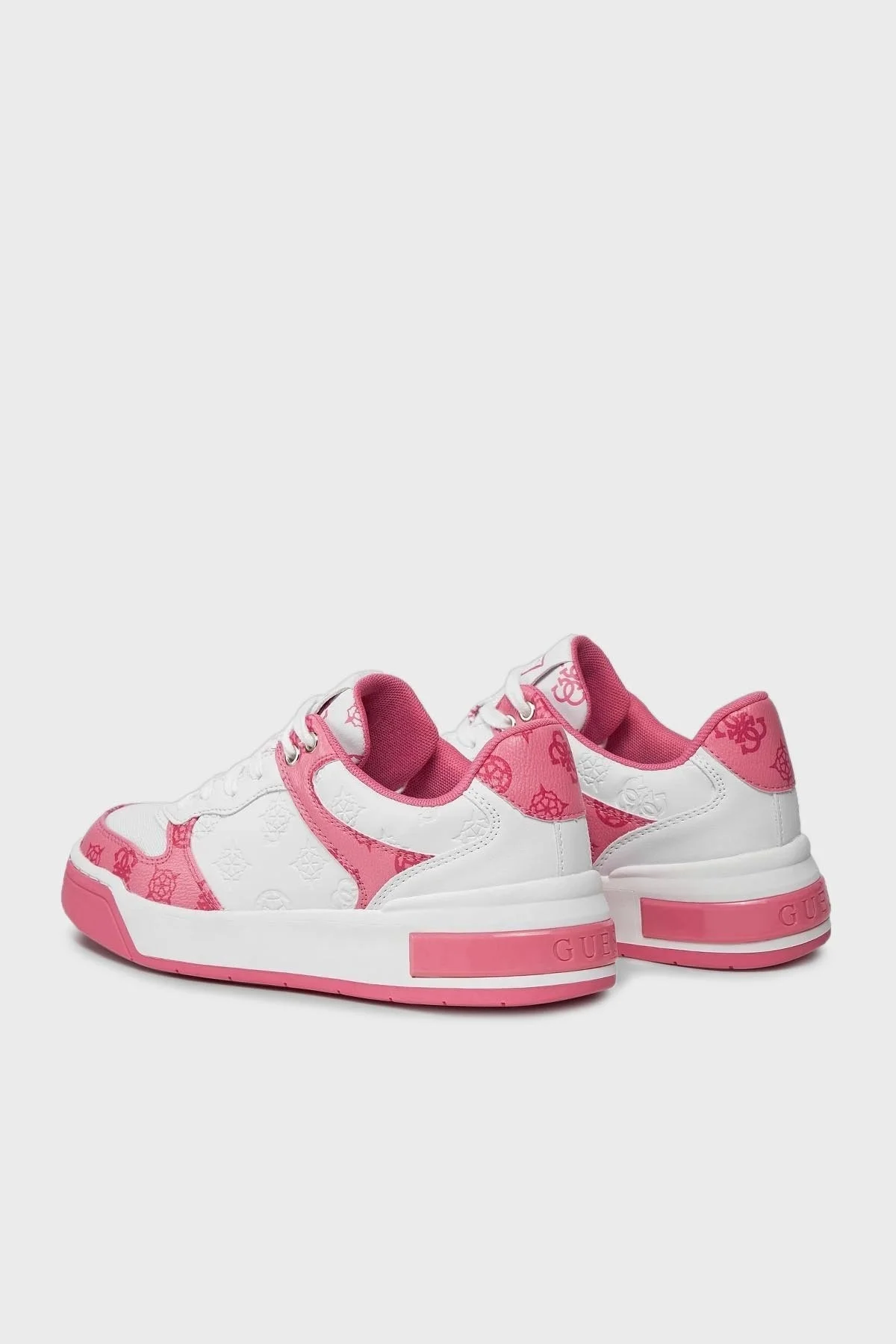 Guess Clarkz Logolu Sneaker FLPCLA FAL12 Bayan Ayakkabı FLPCLAFAL12 WHIPI BEYAZ-PEMBE - 3