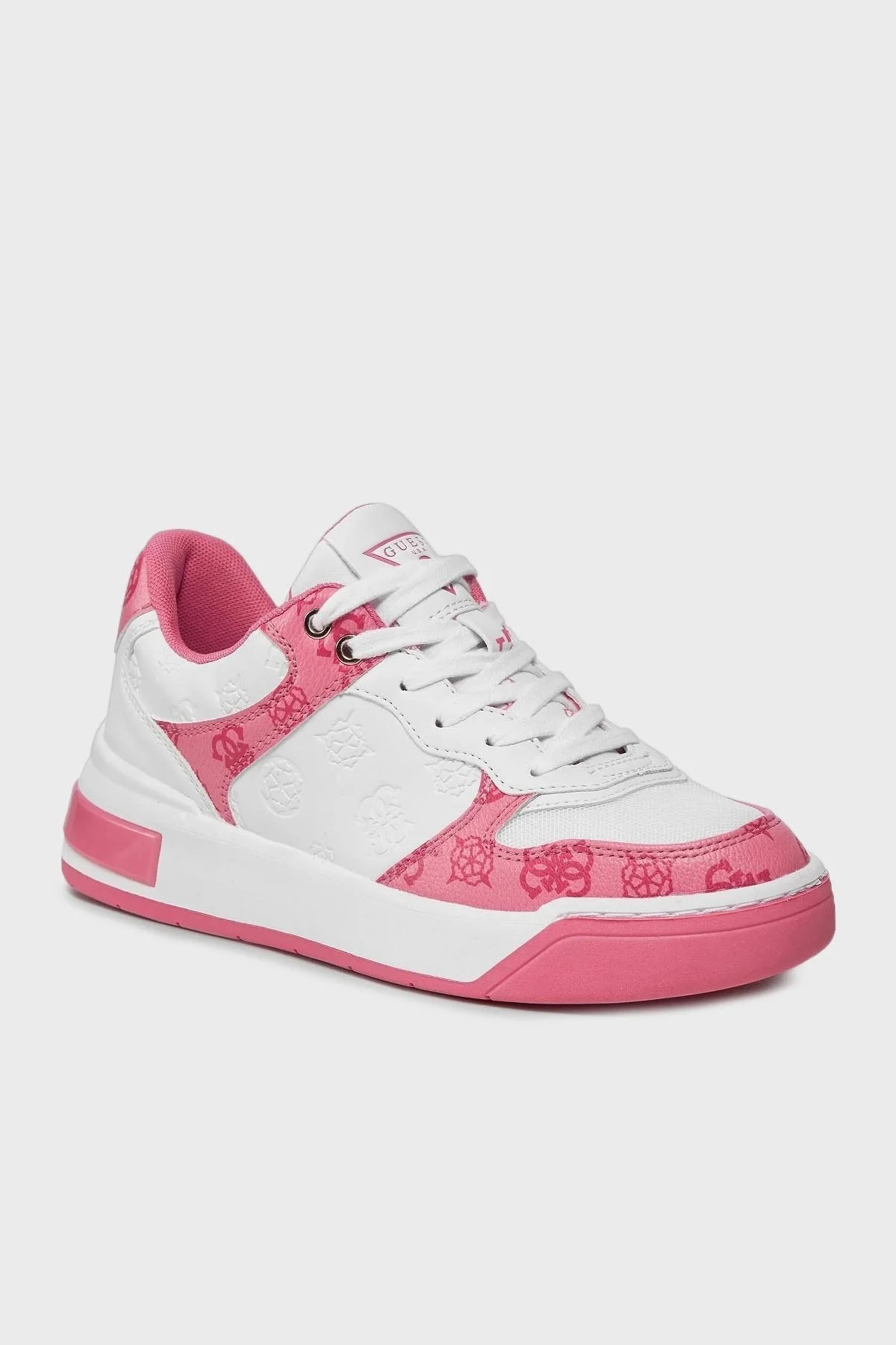 Guess Clarkz Logolu Sneaker FLPCLA FAL12 Bayan Ayakkabı FLPCLAFAL12 WHIPI BEYAZ-PEMBE - 6