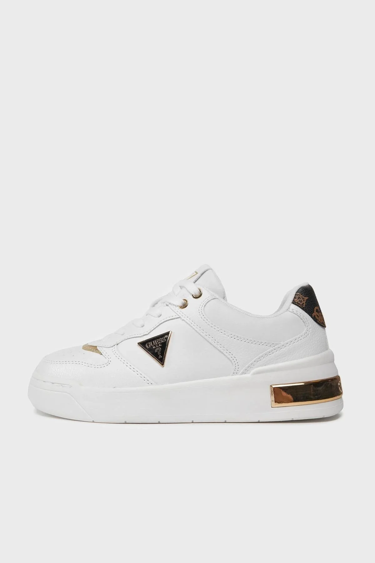 Guess Clarkz2 Logolu Sneaker FLPCLKFAL12WHITE Bayan Ayakkabı FLPCLKFAL12 WHITE BEYAZ - 2