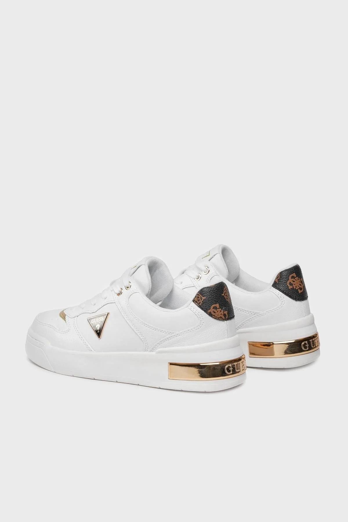 Guess Clarkz2 Logolu Sneaker FLPCLKFAL12WHITE Bayan Ayakkabı FLPCLKFAL12 WHITE BEYAZ - 3