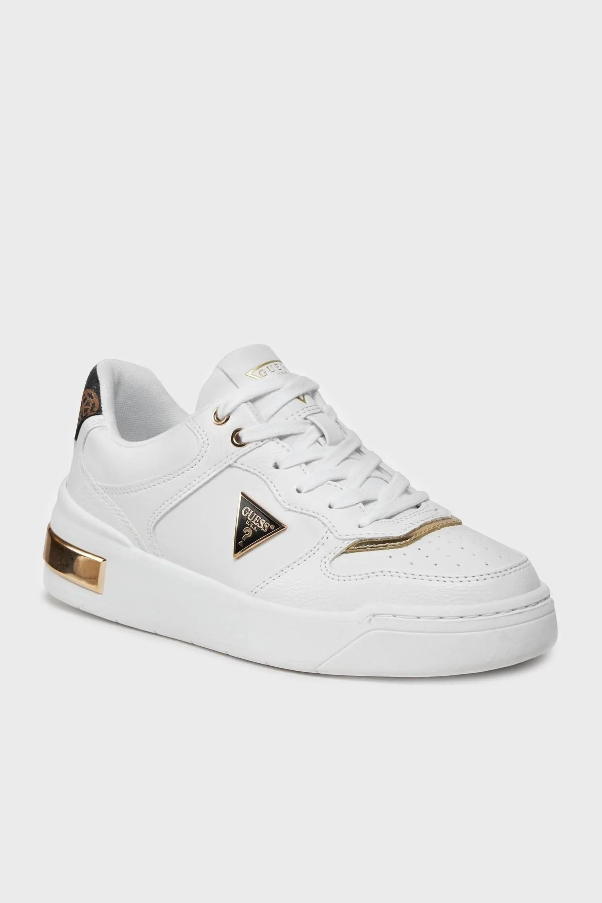 Guess Clarkz2 Logolu Sneaker FLPCLKFAL12WHITE Bayan Ayakkabı FLPCLKFAL12 WHITE BEYAZ - 6