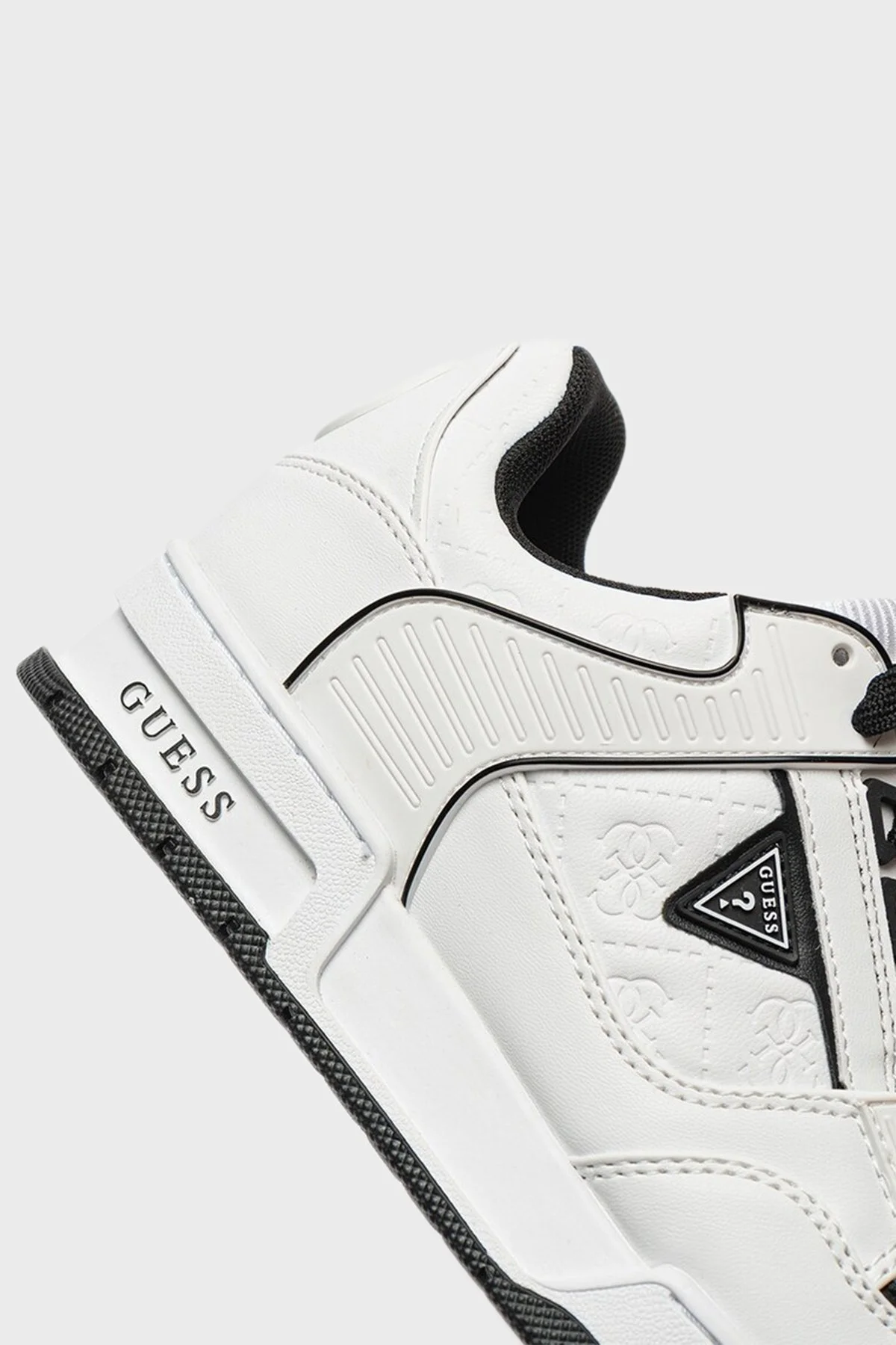 Guess Clelia Logolu Sneaker FLFCLEELE12 Bayan Ayakkabı FLFCLE ELE12 WHIBL BEYAZ-SİYAH - 14