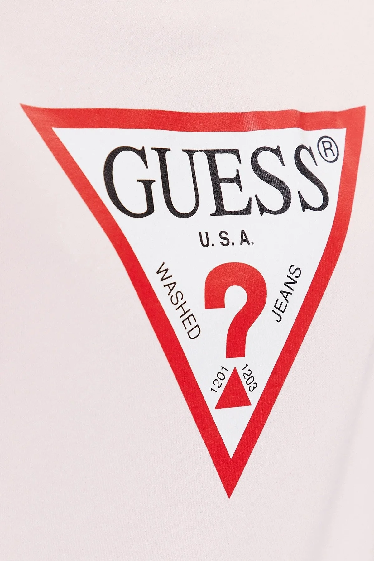 Guess Cn Original Pamuklu Regular Fit Bisiklet Yaka W2YQ16KBA10A60W Bayan Sweat W2YQ16 KBA10 A60W PUDRA - 4