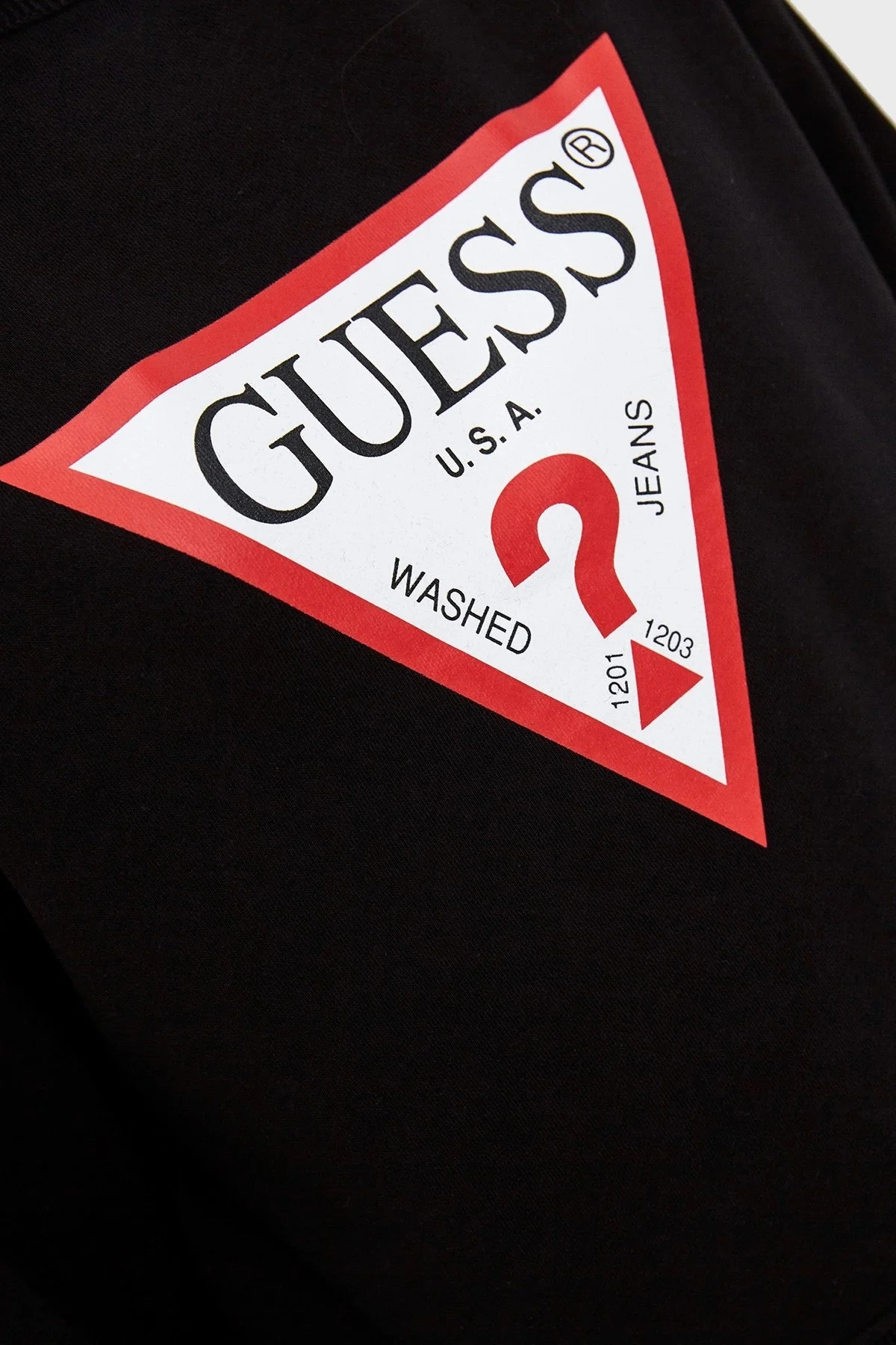 Guess Cn Original Pamuklu Regular Fit Bisiklet Yaka W2YQ16 KBA10 Bayan Sweat W2YQ16KBA10 JBLK SİYAH - 4