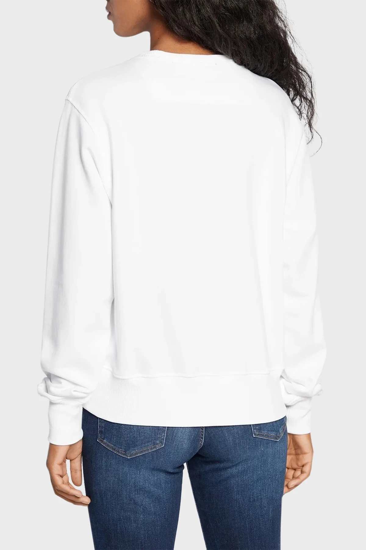 Guess Cn Original Pamuklu Regular Fit Bisiklet Yaka W2YQ16KBA11 Bayan Sweat W2YQ16 KBA11 G011 BEYAZ - 3