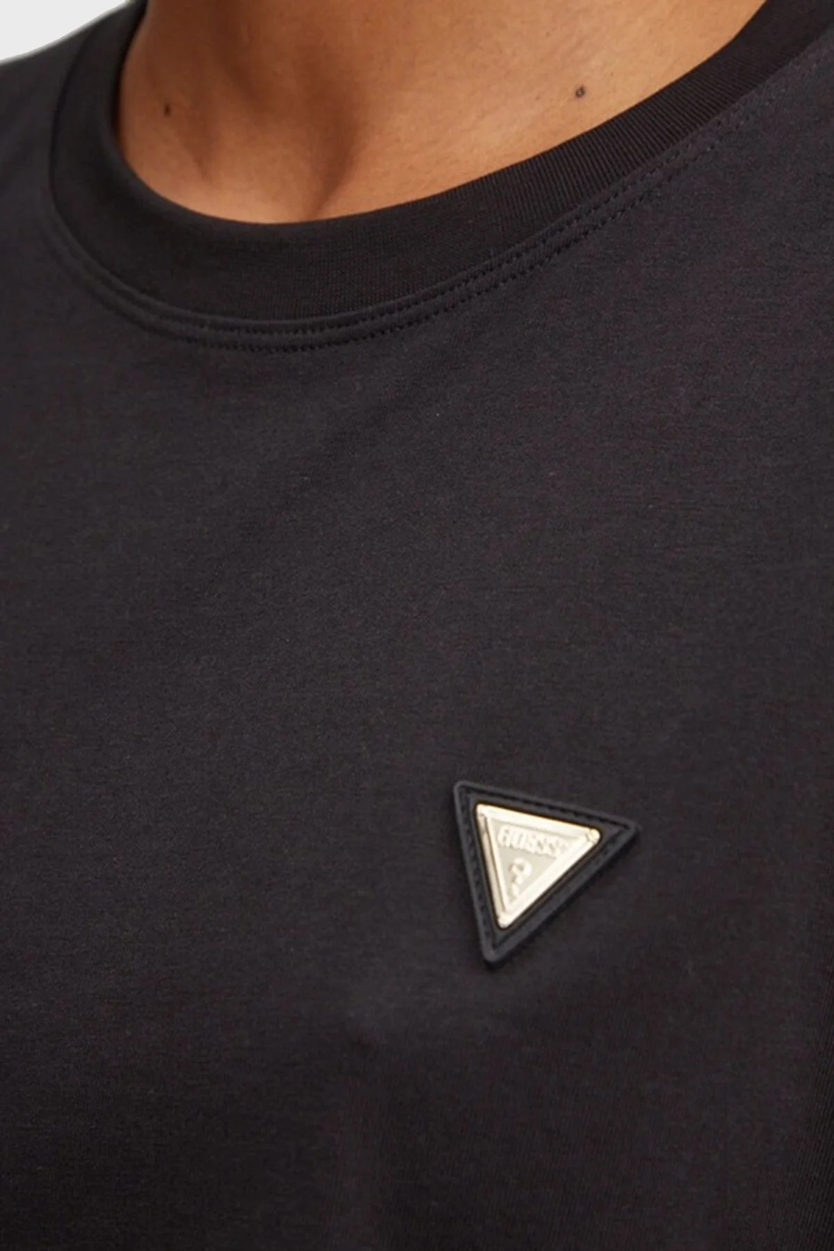 Guess Colette Boxy % 100 Pamuk Relaxed Fit Logolu V4BI21I3Z14 Bayan T Shirt V4BI21 I3Z14 JBLK SİYAH - 8