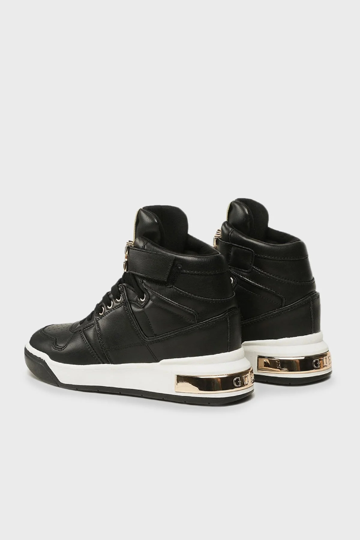 Guess Corten Bilekli Sneaker Bayan Ayakkabı FL5CTN ELE12 BLKPL SİYAH - 3