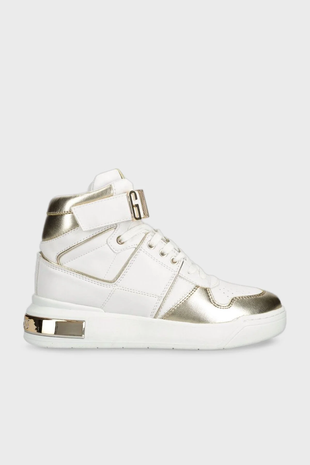 Guess Corten Bilekli Sneaker Bayan Ayakkabı FL5CTN ELE12 WHIPL BEYAZ-PUDRA - 1