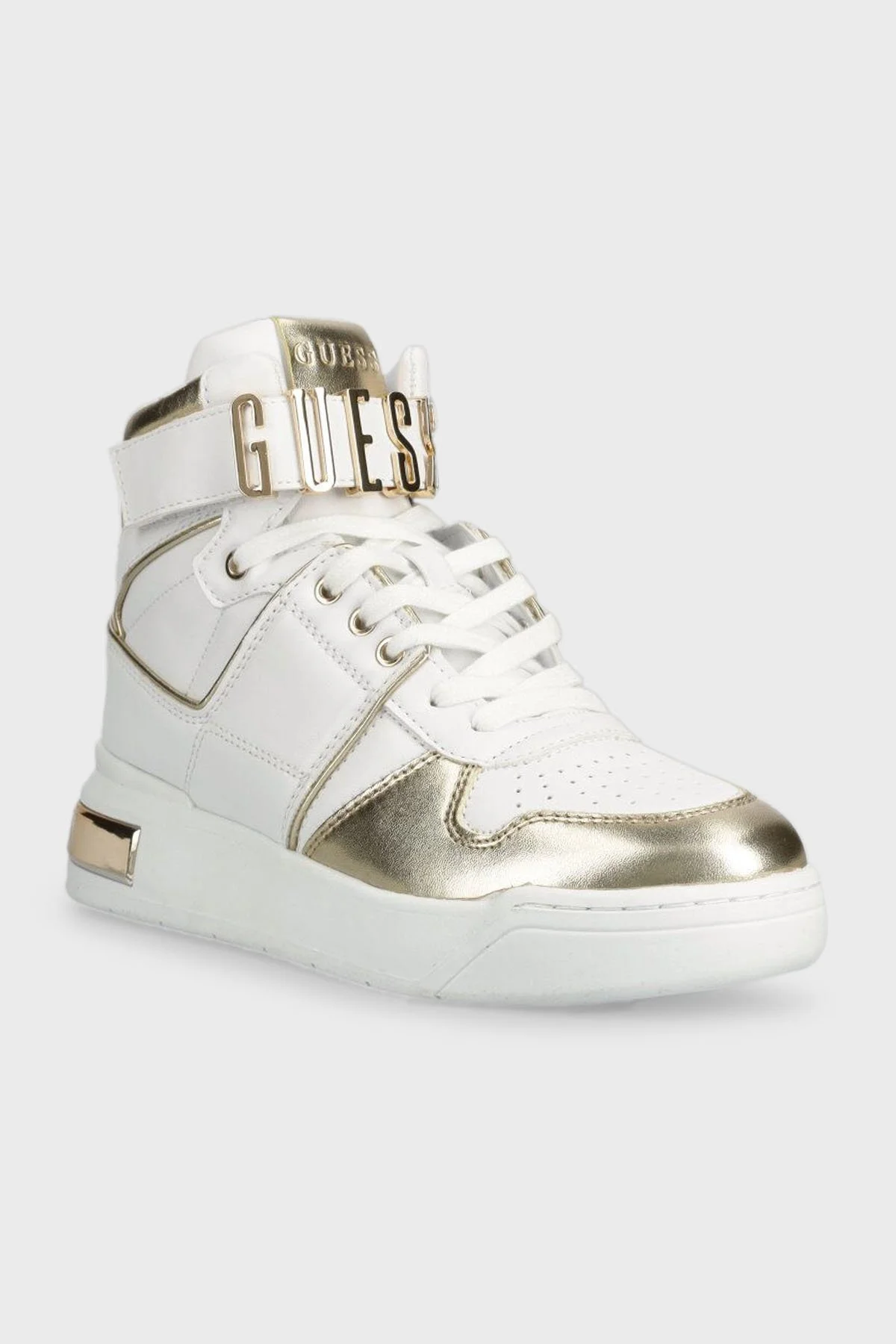 Guess Corten Bilekli Sneaker Bayan Ayakkabı FL5CTN ELE12 WHIPL BEYAZ-PUDRA - 2