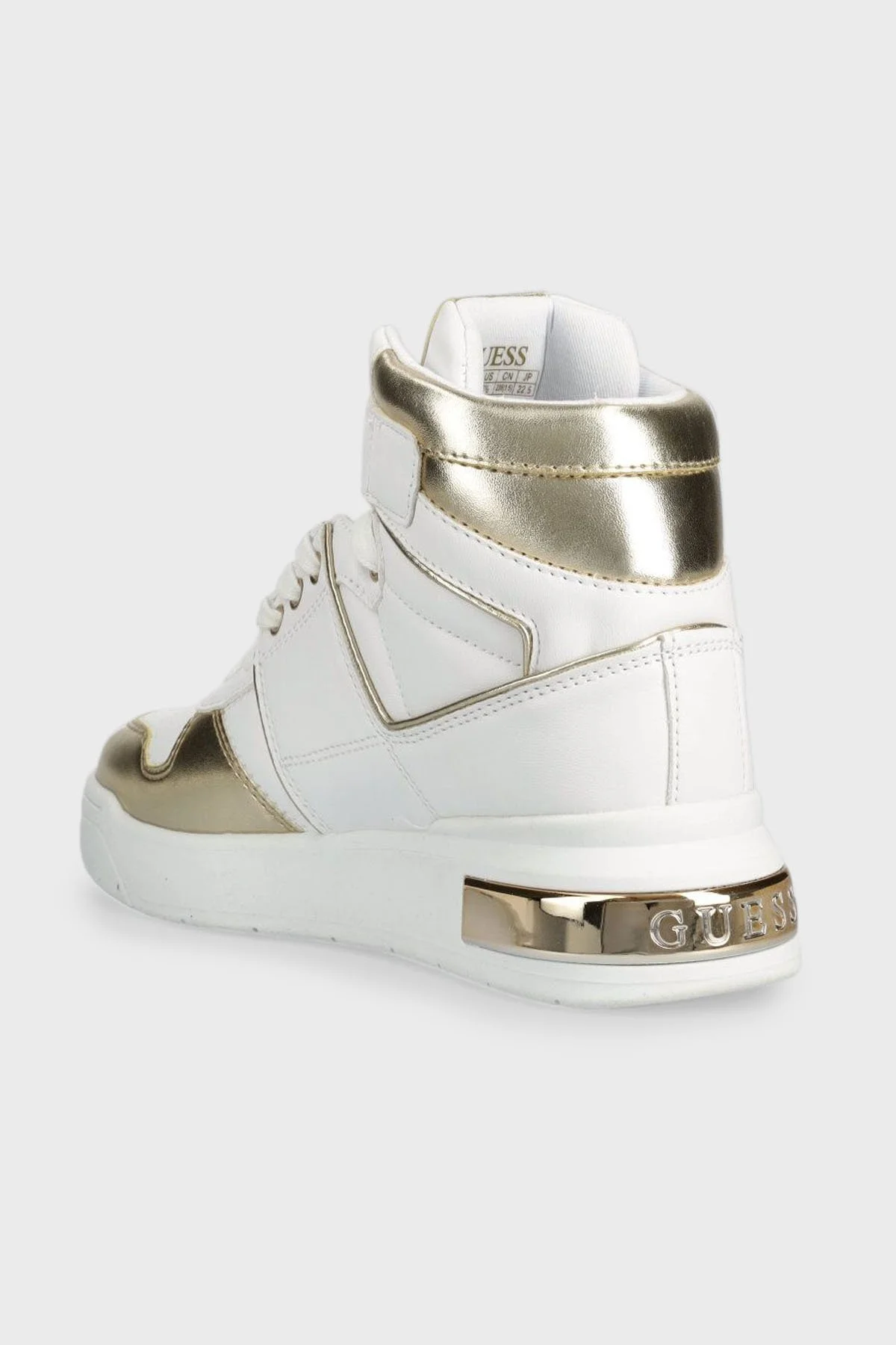 Guess Corten Bilekli Sneaker Bayan Ayakkabı FL5CTN ELE12 WHIPL BEYAZ-PUDRA - 3