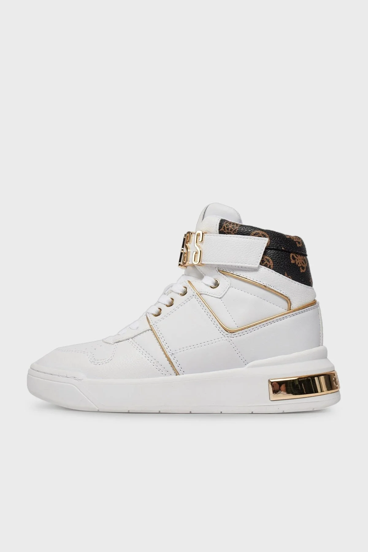 Guess Corten3 Logolu Bilekli Sneaker FLPCR3FAL12WHITE Bayan Ayakkabı FLPCR3 FAL12 WHITE BEYAZ - 2