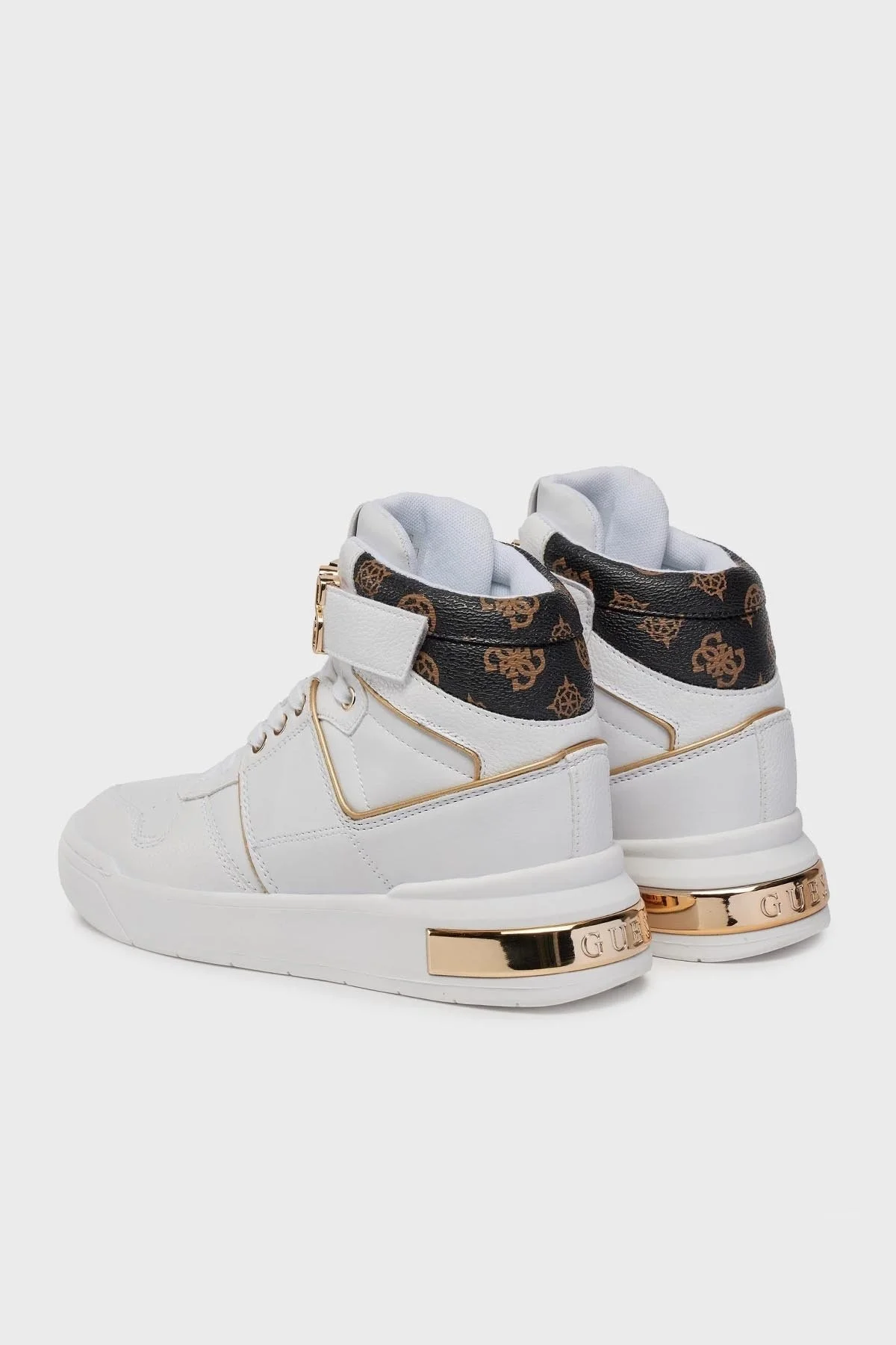 Guess Corten3 Logolu Bilekli Sneaker FLPCR3FAL12WHITE Bayan Ayakkabı FLPCR3 FAL12 WHITE BEYAZ - 3