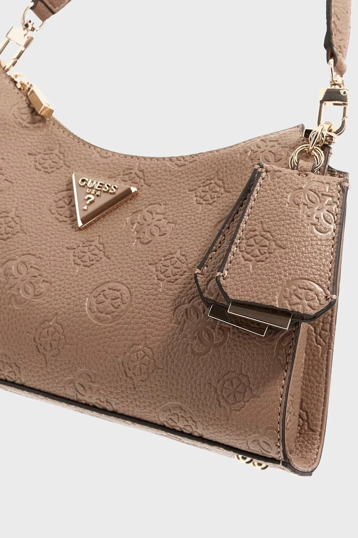 Guess Cresidia 4G Logolu Ayarlanabilir Askılı HWPD9888180 Bayan Çanta HWPD98 88180 DKO EKRU - 5