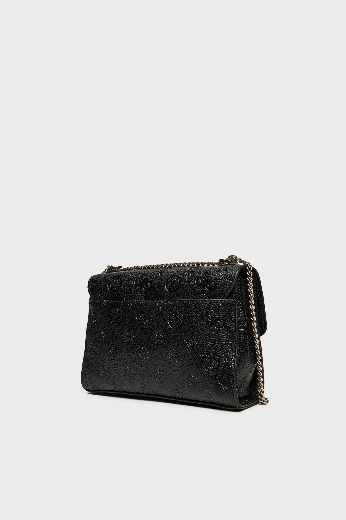 Guess Cresidia 4G Logolu Zincir Askılı HWPG9349210 Bayan Çanta HWPG93 49210 BLA SİYAH - 8