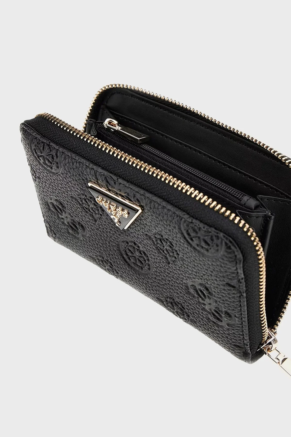 Guess Cresidia Logo Baskılı Fermuarlı SWPG9349140 Bayan Cüzdan SWPG93 49140 BLA SİYAH - 3