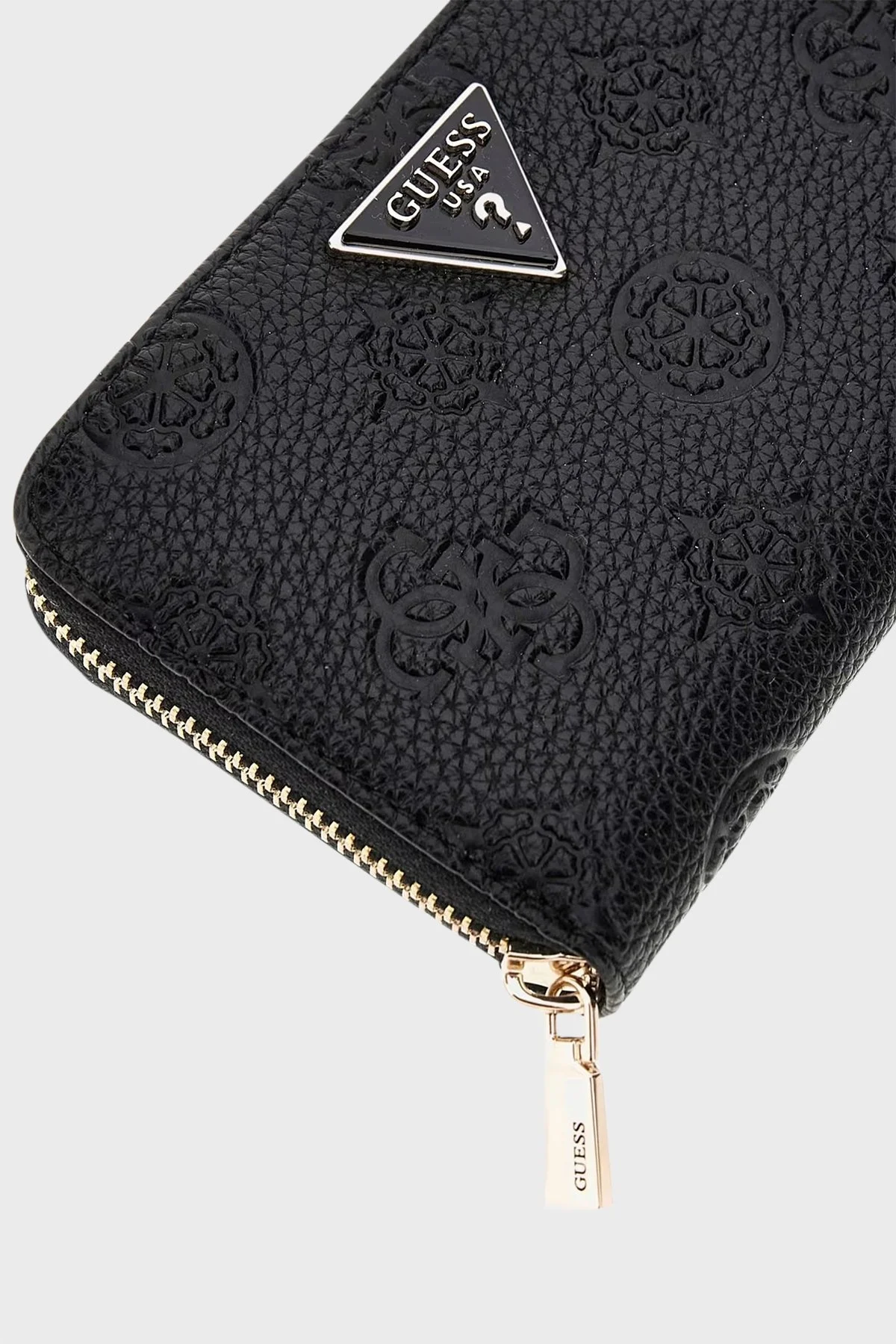 Guess Cresidia Logo Baskılı Fermuarlı SWPG9349140 Bayan Cüzdan SWPG93 49140 BLA SİYAH - 4