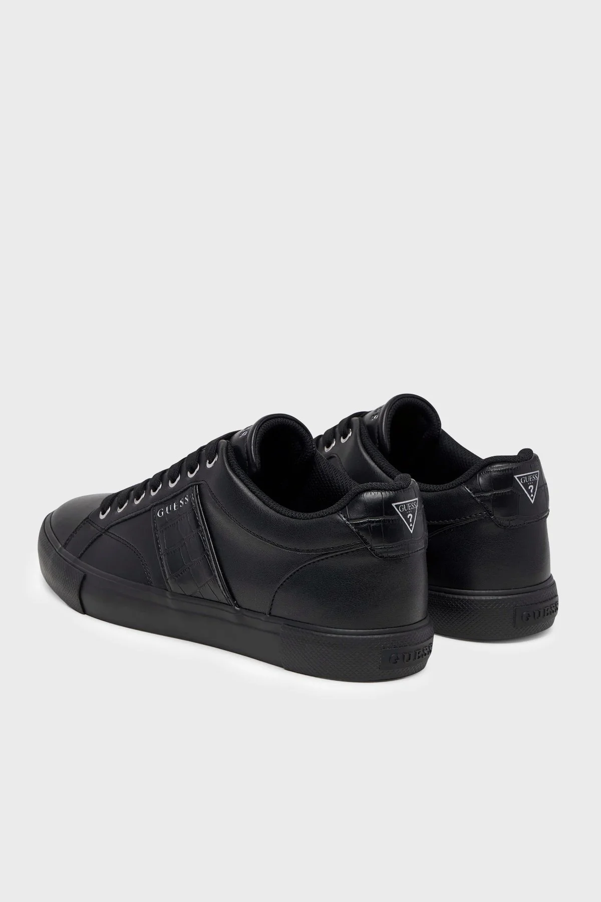 Guess Cribe Logolu Sneaker FMFCR2ELE12 Erkek Ayakkabı FMFCR2 ELE12 BLACK Siyah - 4