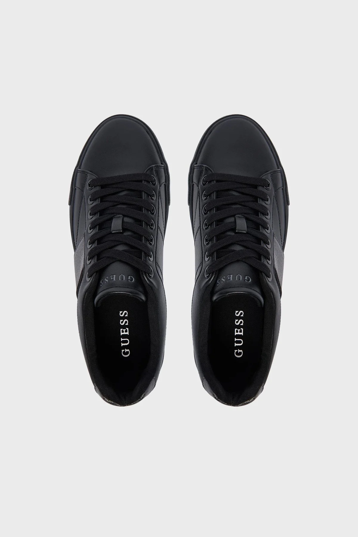 Guess Cribe Logolu Sneaker FMTCRIFAL12 Erkek Ayakkabı FMTCRI FAL12 BLACK Siyah - 4