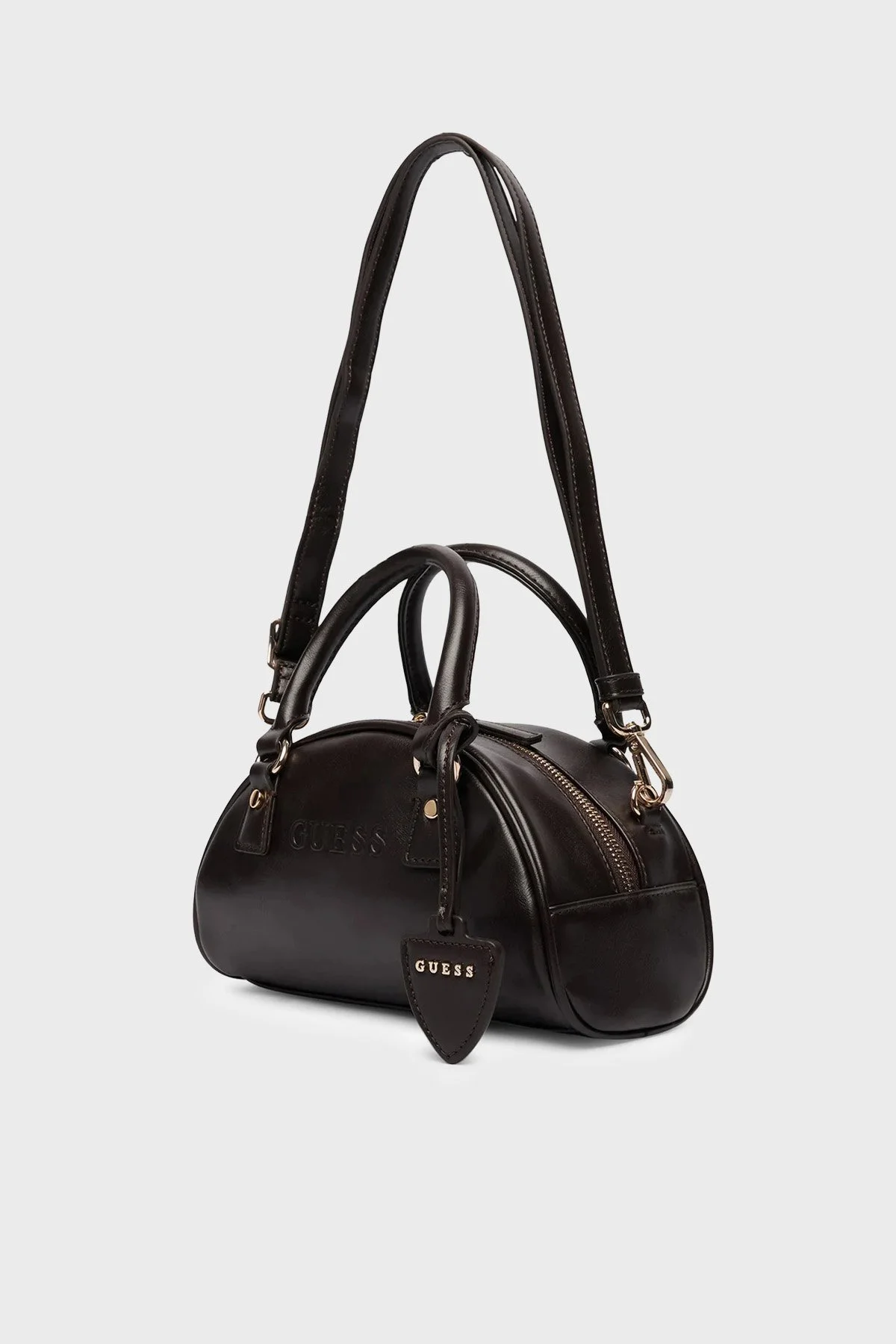 Guess Cris Logolu Çıkarılabilir Askılı V6BZ07W4597 Kadın Çanta V6BZ07 W4597 G1EA Kahve - 4