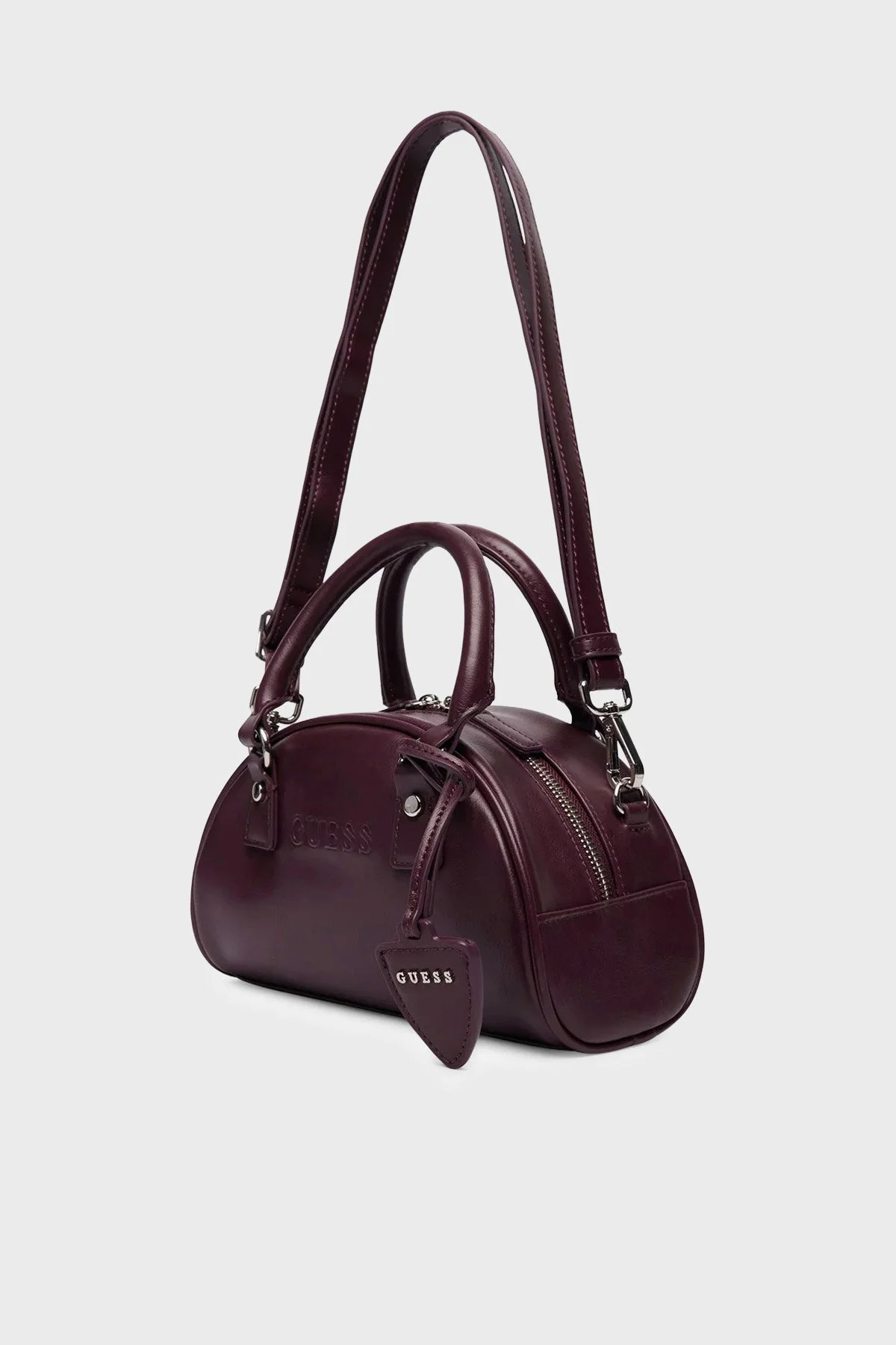 Guess Cris Logolu Çıkarılabilir Askılı V6BZ07W4597 Kadın Çanta V6BZ07 W4597 RGP Bordo - 4