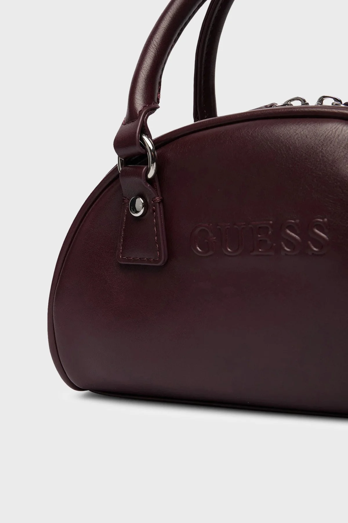 Guess Cris Logolu Çıkarılabilir Askılı V6BZ07W4597 Kadın Çanta V6BZ07 W4597 RGP Bordo - 6