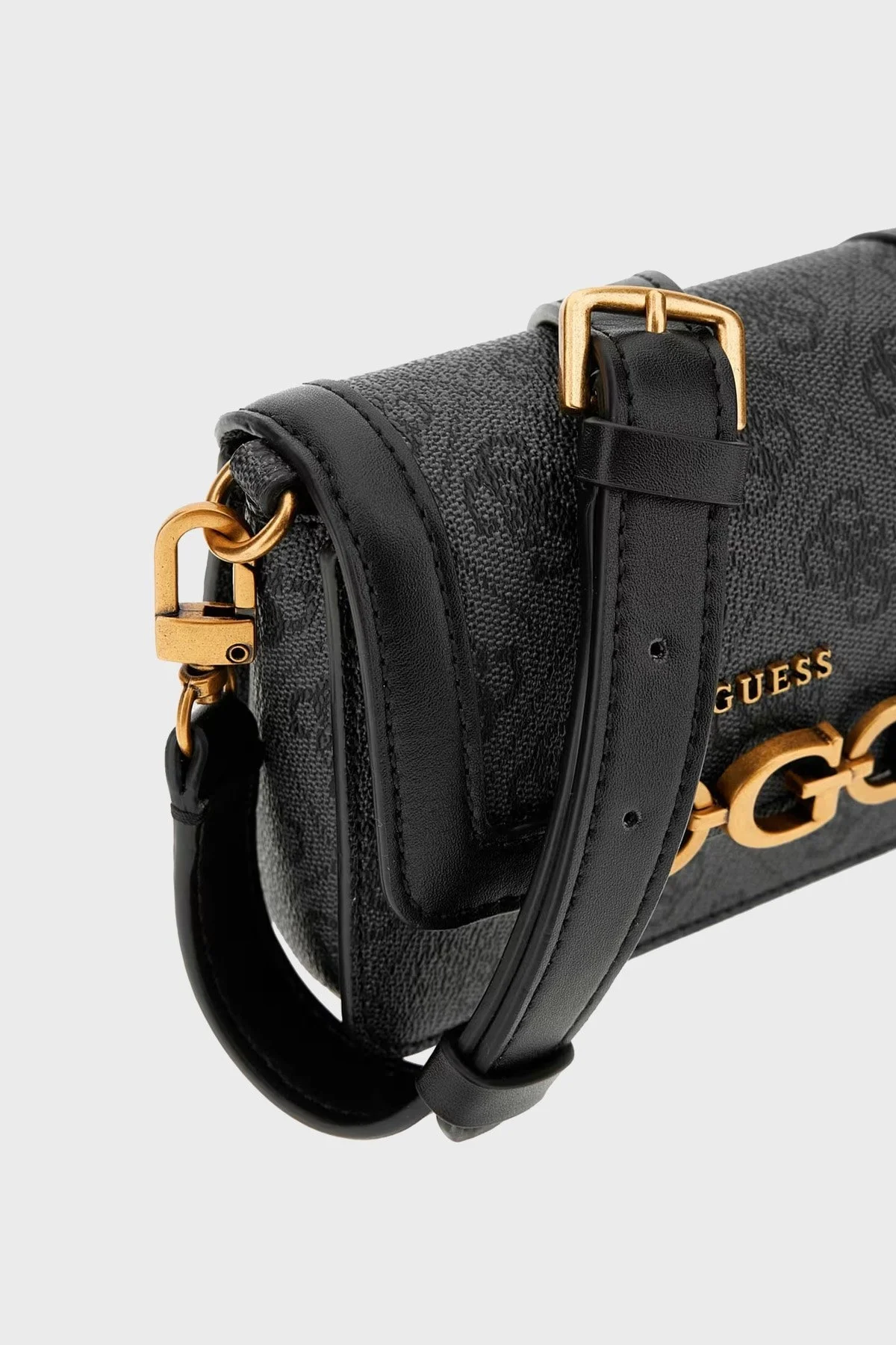 Guess Dagan Çıkarılabilir Çapraz Askılı Mini HWSB9202770CLO Bayan Çanta HWSB9202770 CLO ANTRASİT - 4