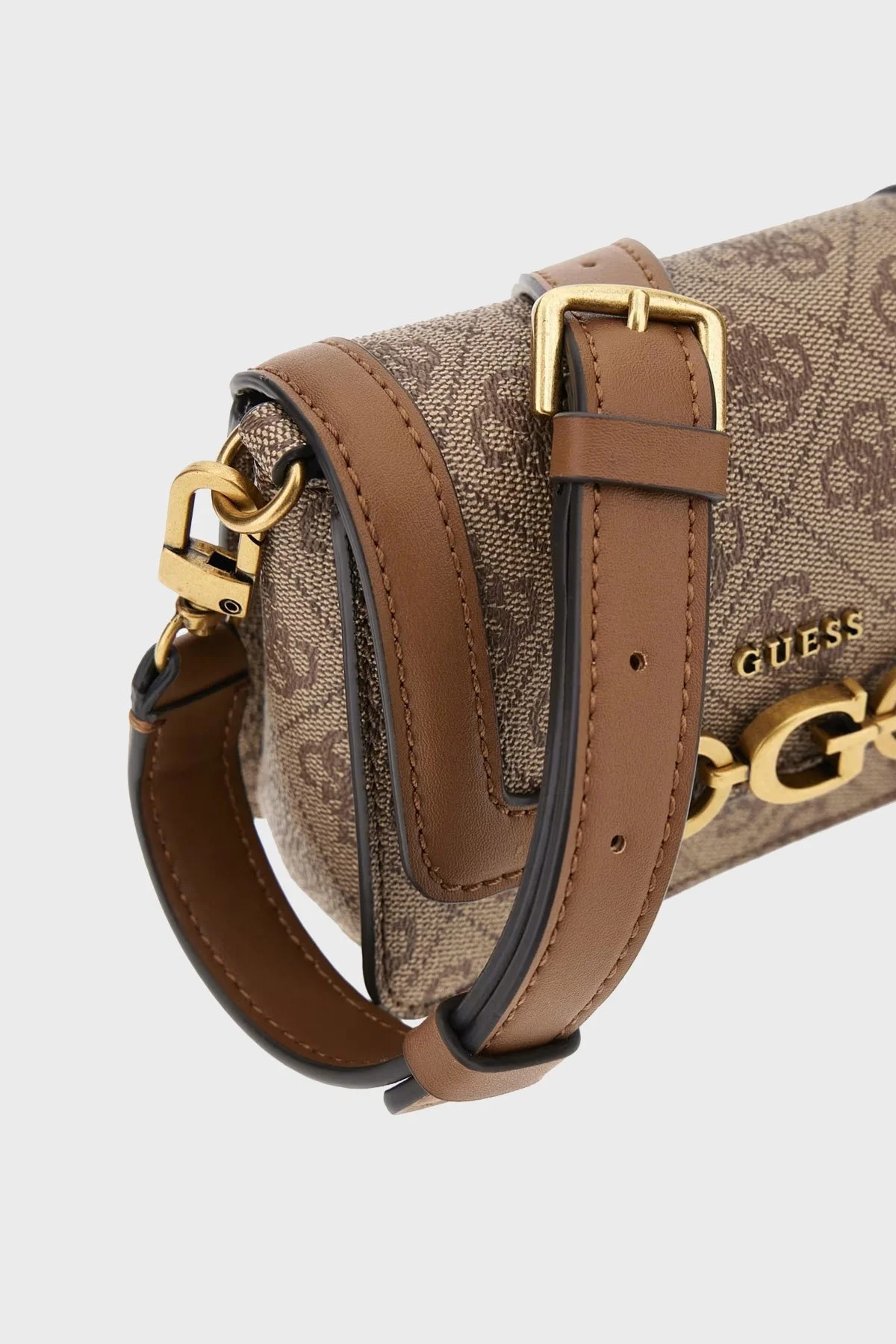 Guess Dagan Çıkarılabilir Çapraz Askılı Mini HWSB9202770LTL Bayan Çanta HWSB9202770 LTL KAHVE - 5