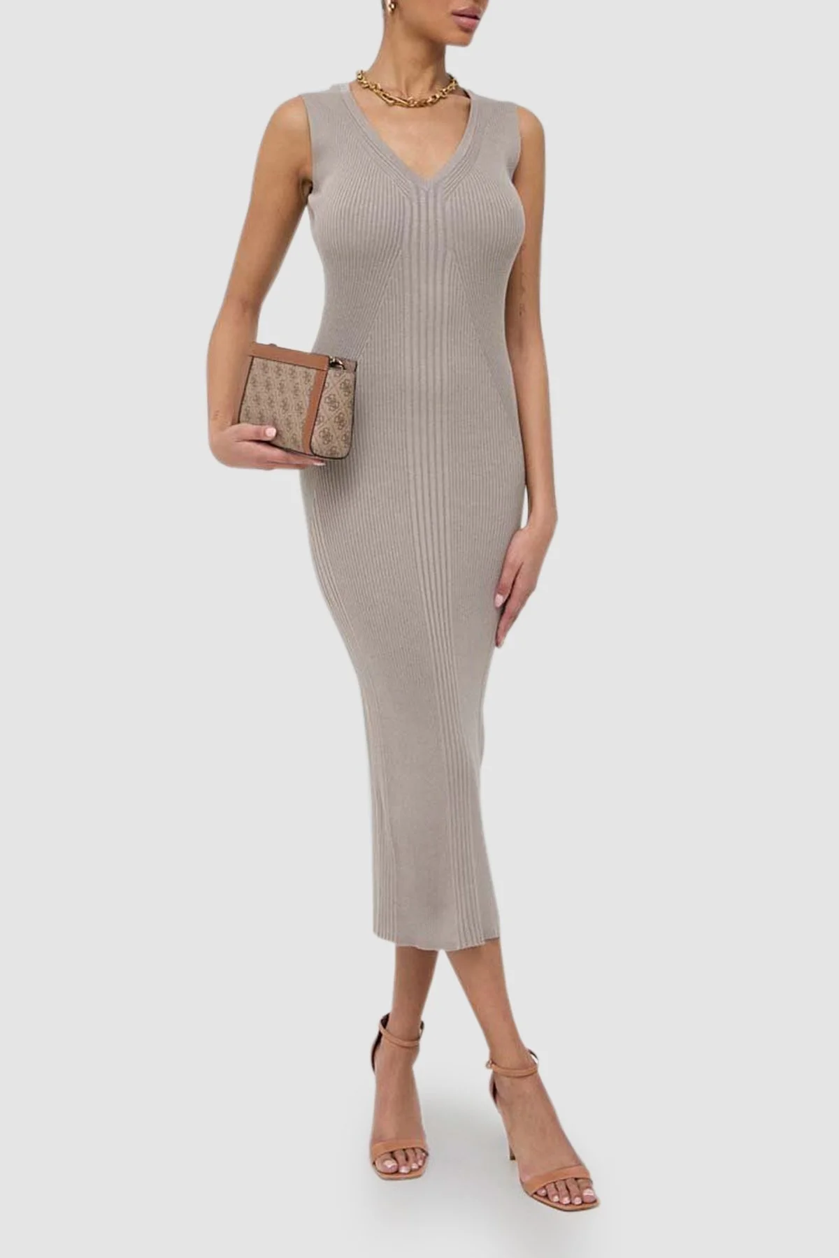 Guess Dagan Logolu Çıkarılabilir Omuz Askılı HWSB9202720LTL Bayan Çanta HWSB9202720LTL KAHVE - 2