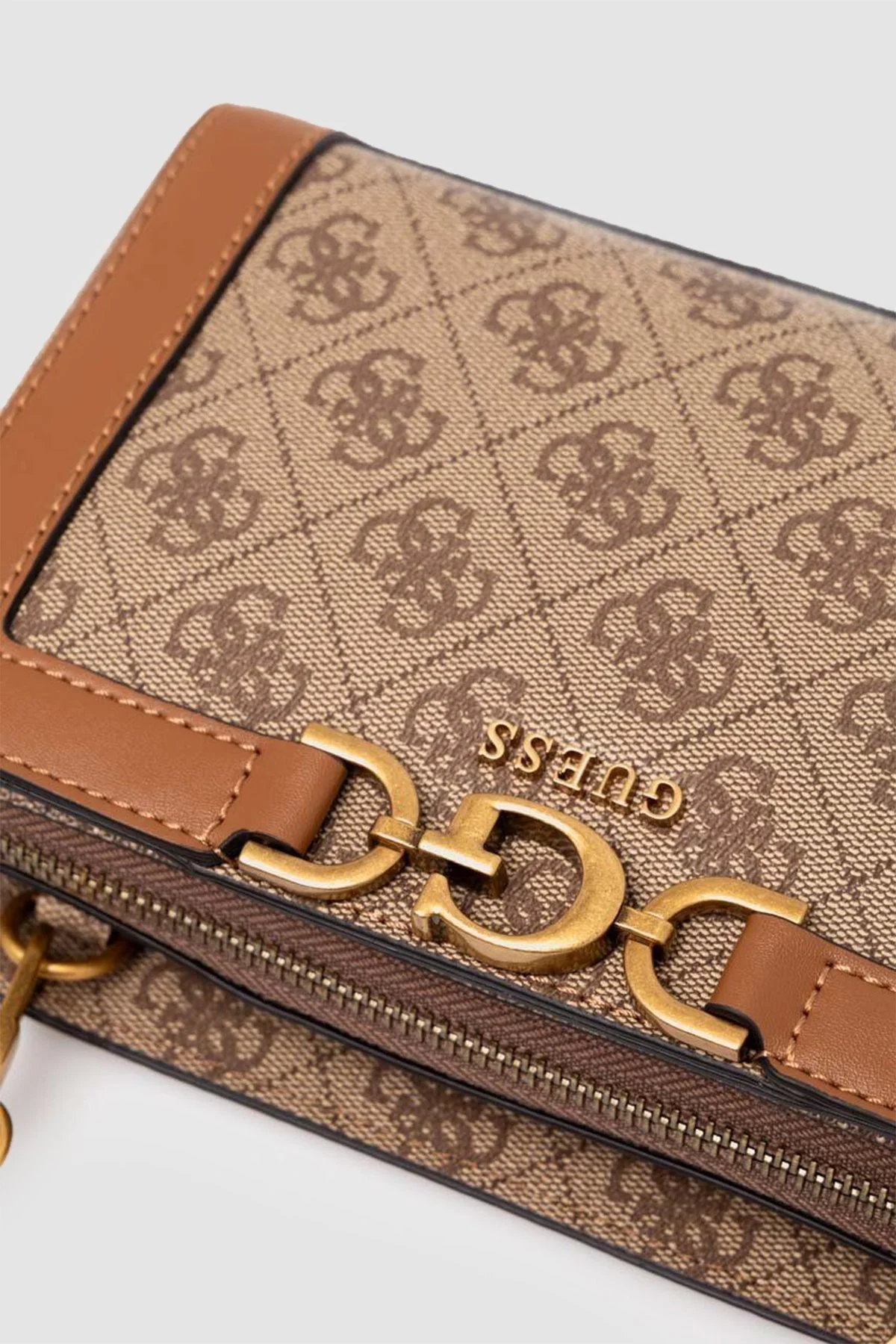 Guess Dagan Logolu Çıkarılabilir Omuz Askılı HWSB9202720LTL Bayan Çanta HWSB9202720LTL KAHVE - 6