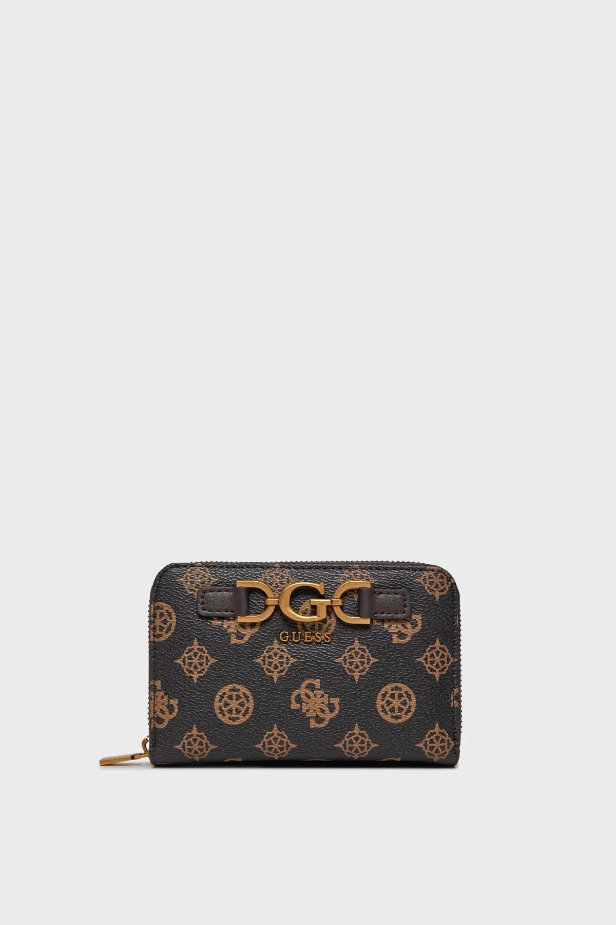 Guess Dagan Logolu Fermuarlı SWPB9202400MLO Bayan Cüzdan SWPB9202400 MLO KAHVE - 1