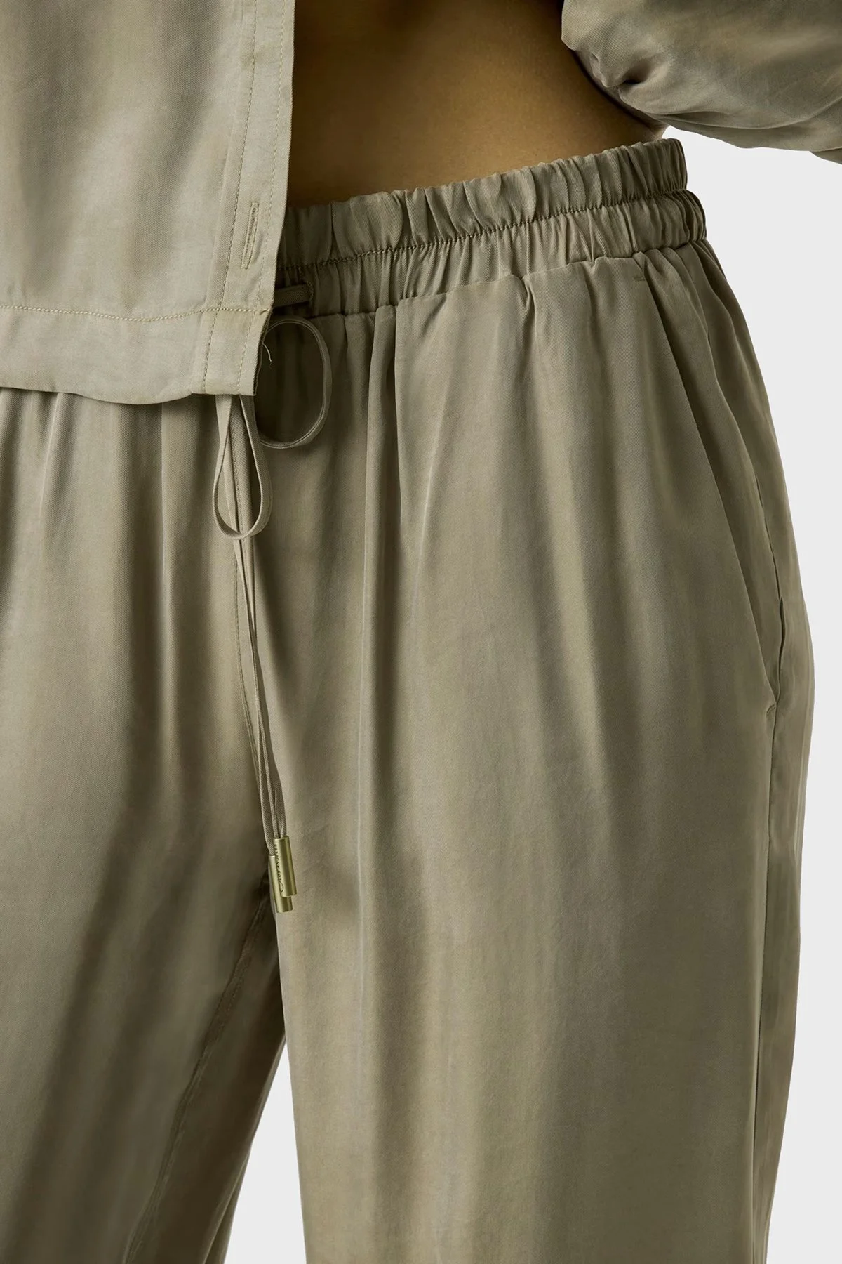 Guess Dalia Relaxed Fit Normal Bel W6GB07W1781 Bayan Pantolon W6GB07 W1781 G8CJ HAKİ - 4